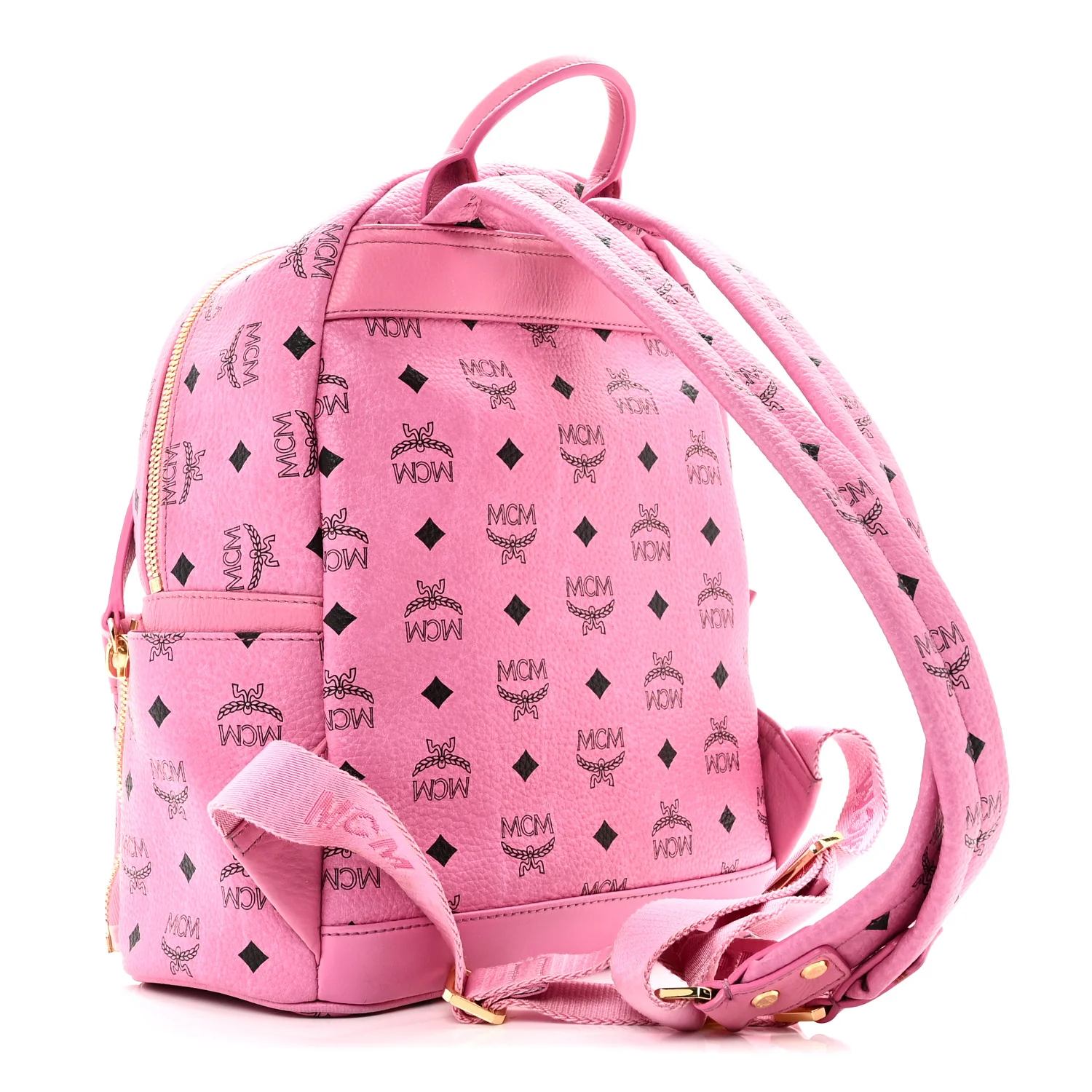Visetos Studded Small Dual Stark Backpack Pink - Image 3
