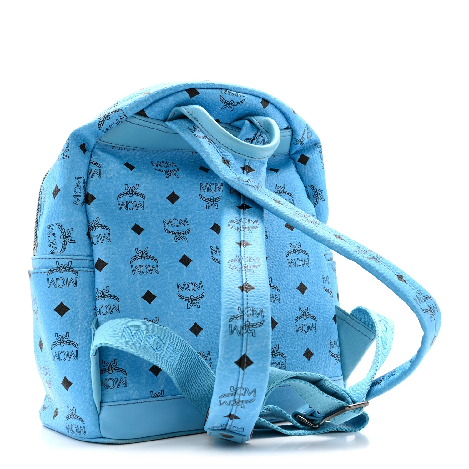 Visetos Studded Small Stark Backpack Blue - Image 3
