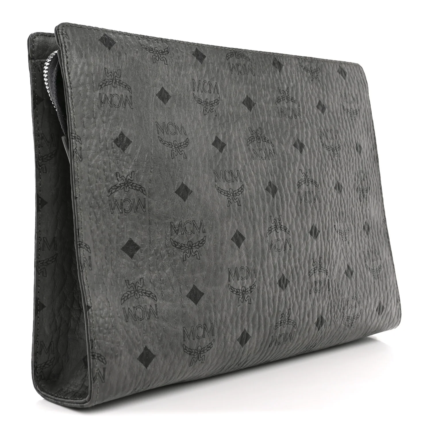 Visetos Studded Zip Pouch Phantom Grey - Image 3