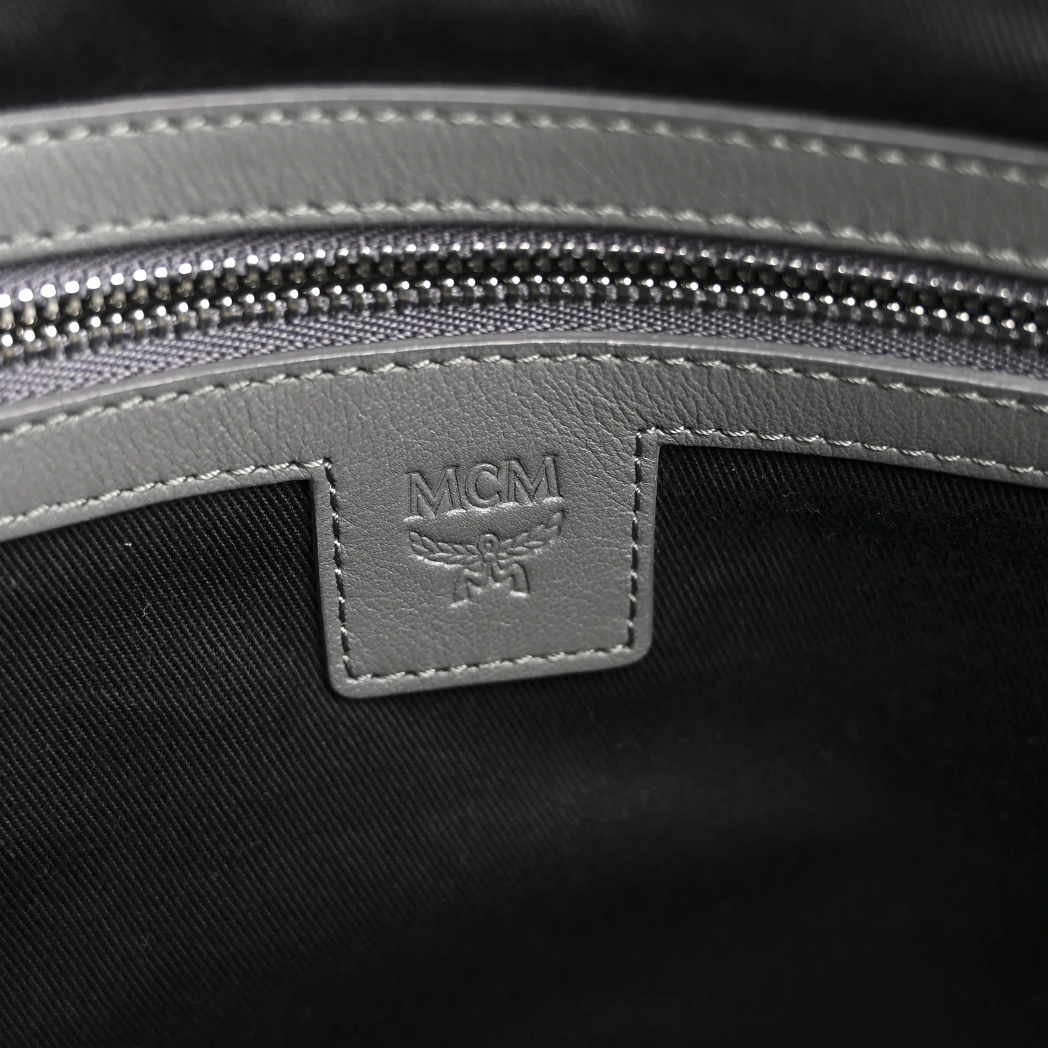 Visetos Studded Zip Pouch Phantom Grey - Image 6