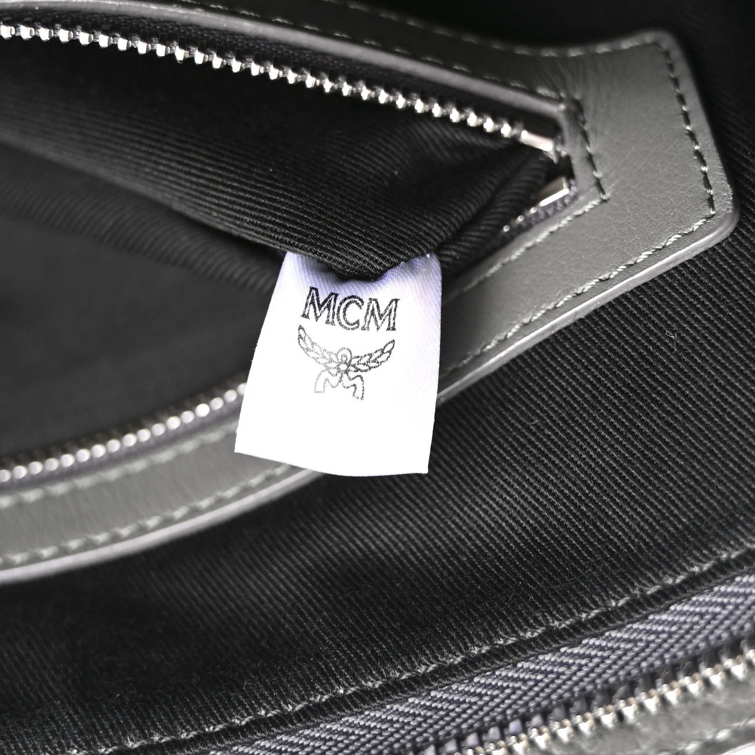 Visetos Studded Zip Pouch Phantom Grey - Image 7