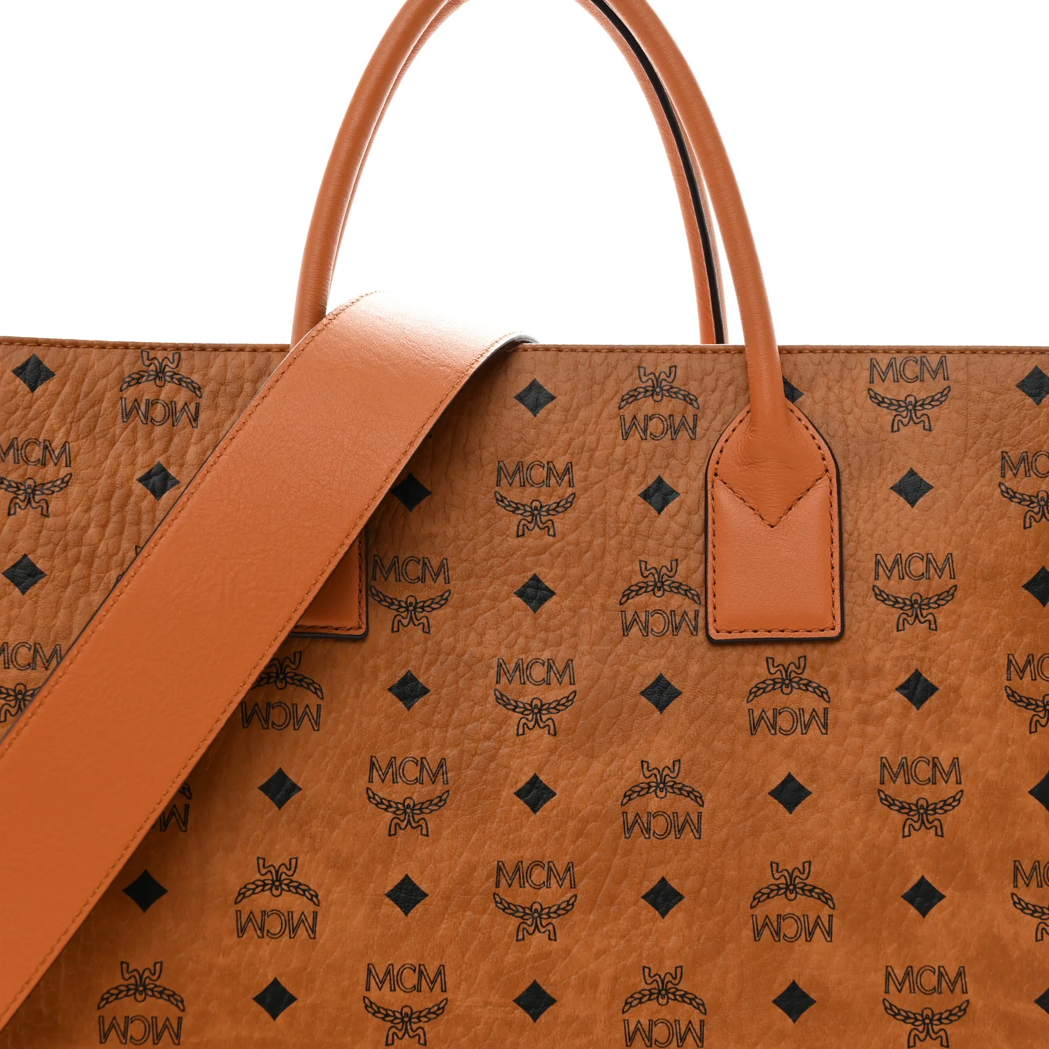 Visetos X-Large Munchen Tote Cognac - Image 10