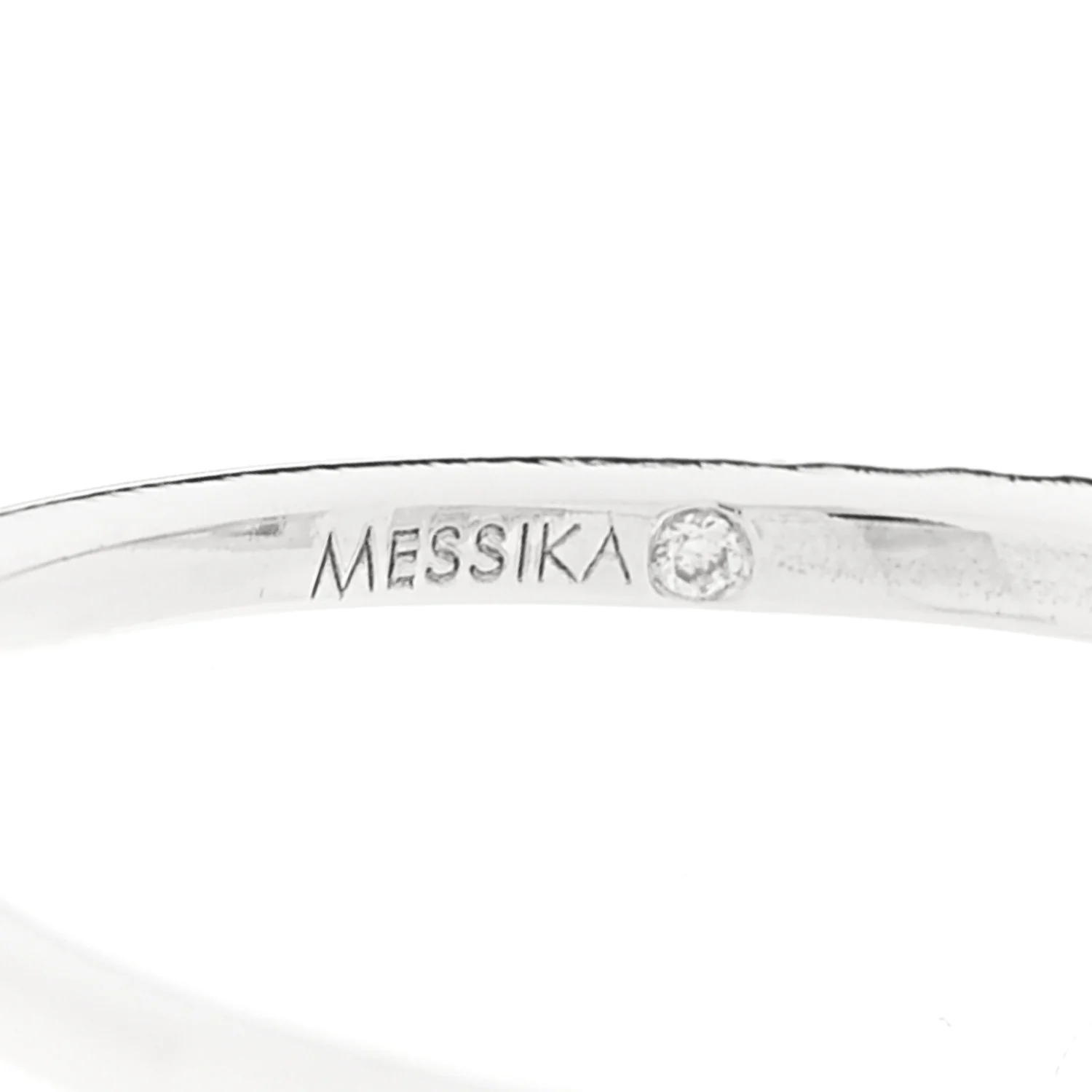 18K White Gold Diamond Thea Toi Moi Ring 52 6 - Image 4
