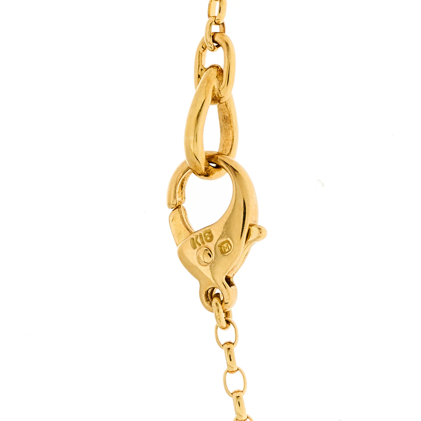 18K Yellow Gold Akoya Cultured Pearl 7.5-8mm Charms Necklace - Image 6