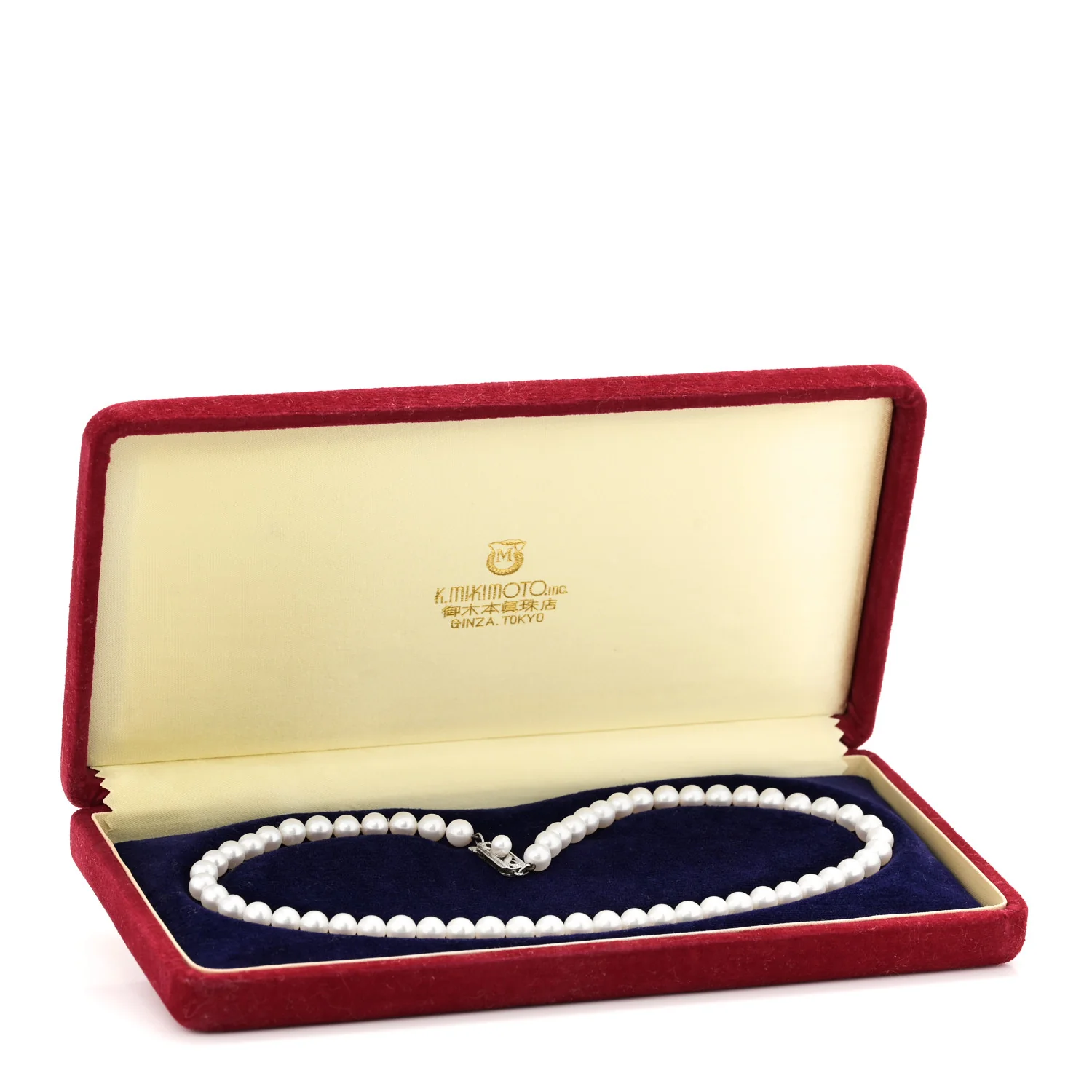 Sterling Silver Akoya Cultured Pearl 6mm Strand Necklace 15" - Image 6