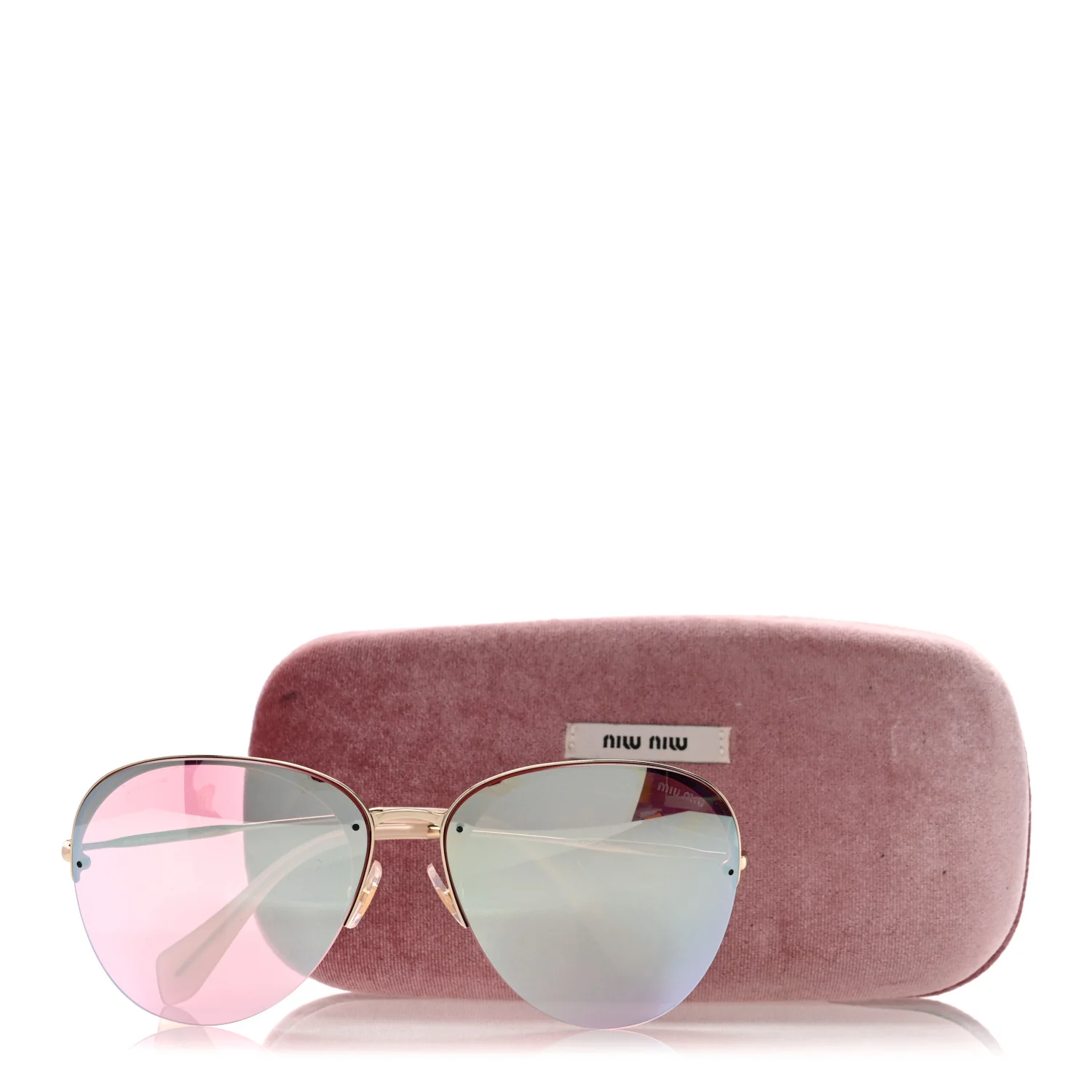 Aviator Sunglasses SMU53P Gold - Image 7