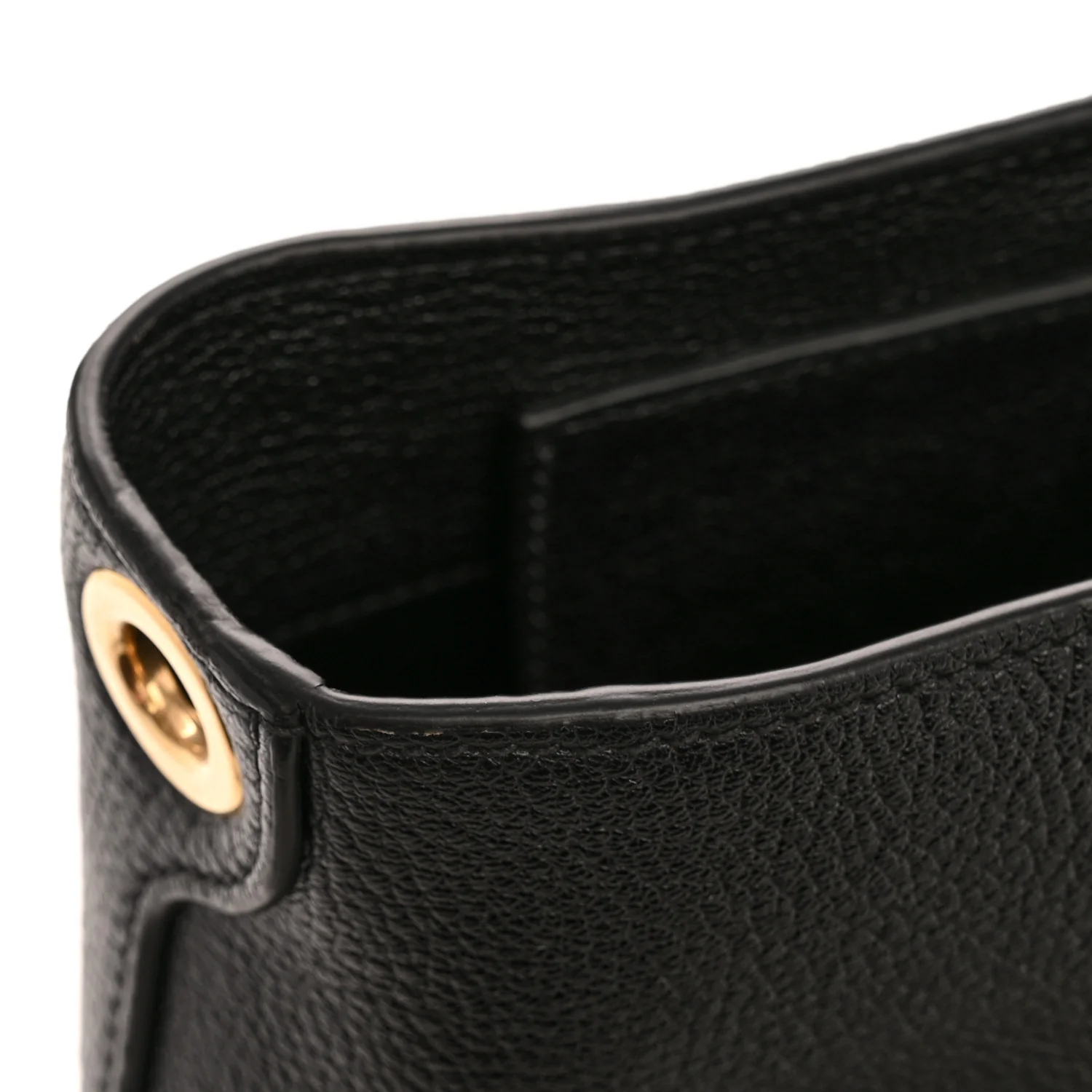 Calfskin Madras Shoulder Bag Black - Image 12