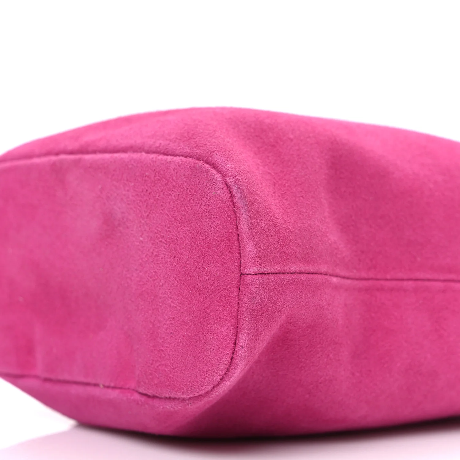 Camoscio Mini Drawstring Bag Fuxia - Image 10