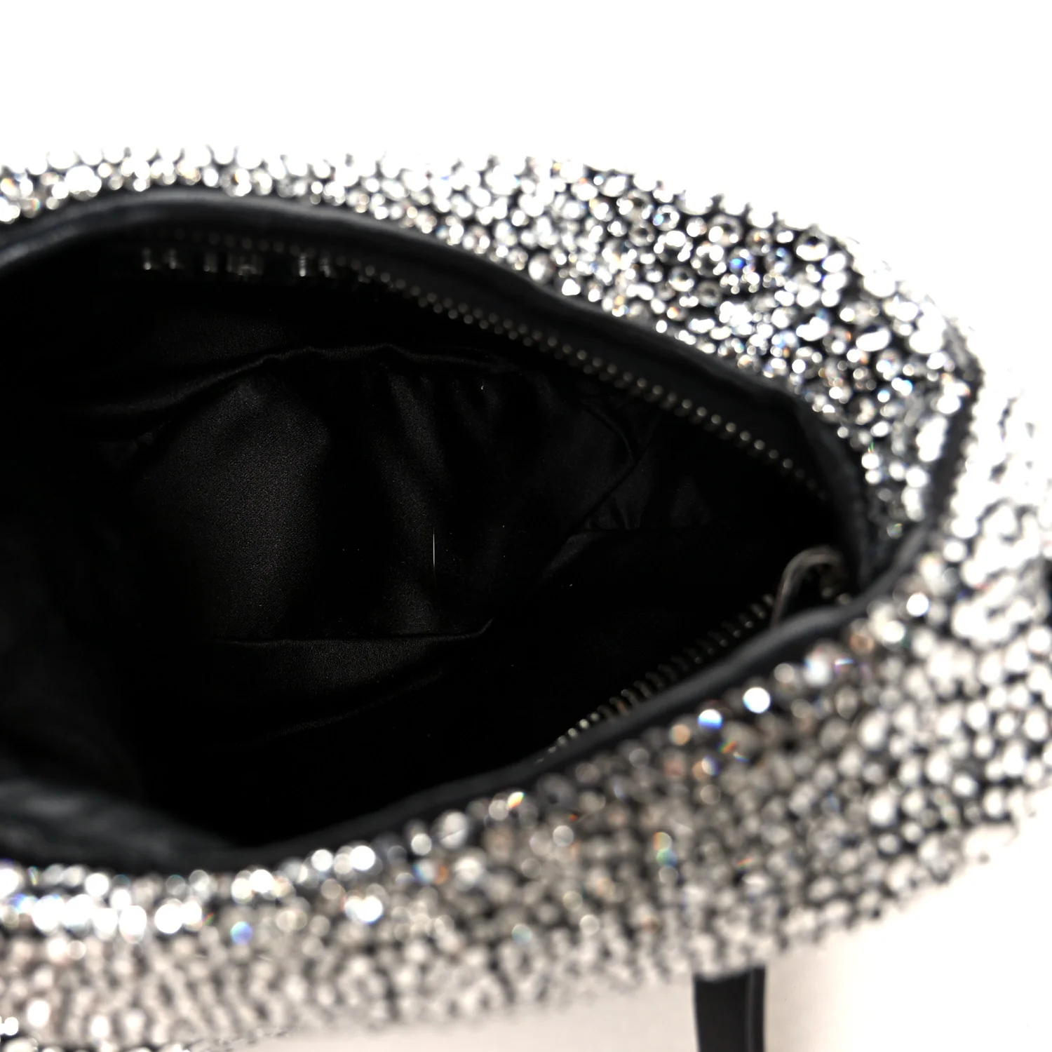 Crystal Silk Starlight Mini Wander Hobo Black - Image 5