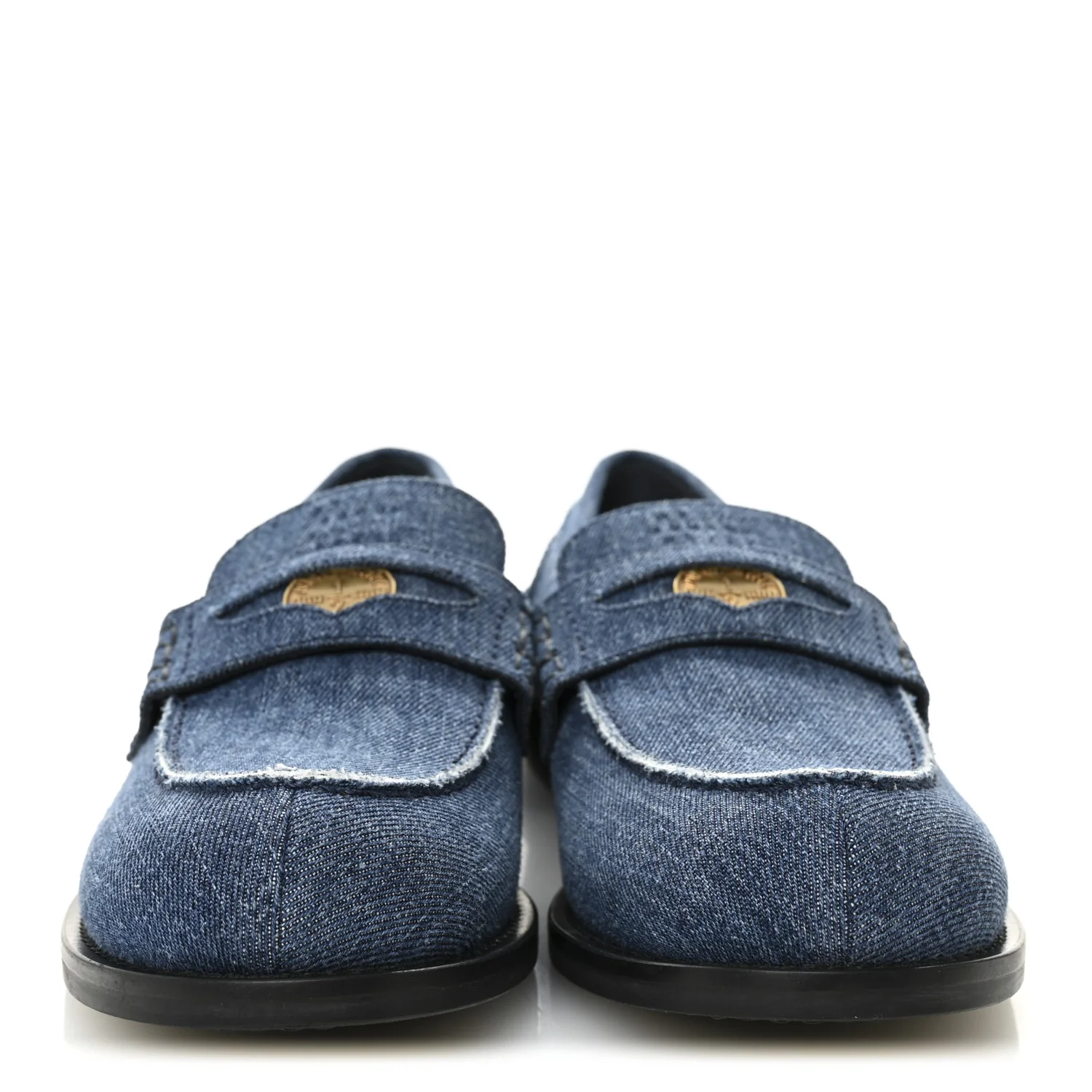 Denim Penny Loafer 40 Denim - Image 2