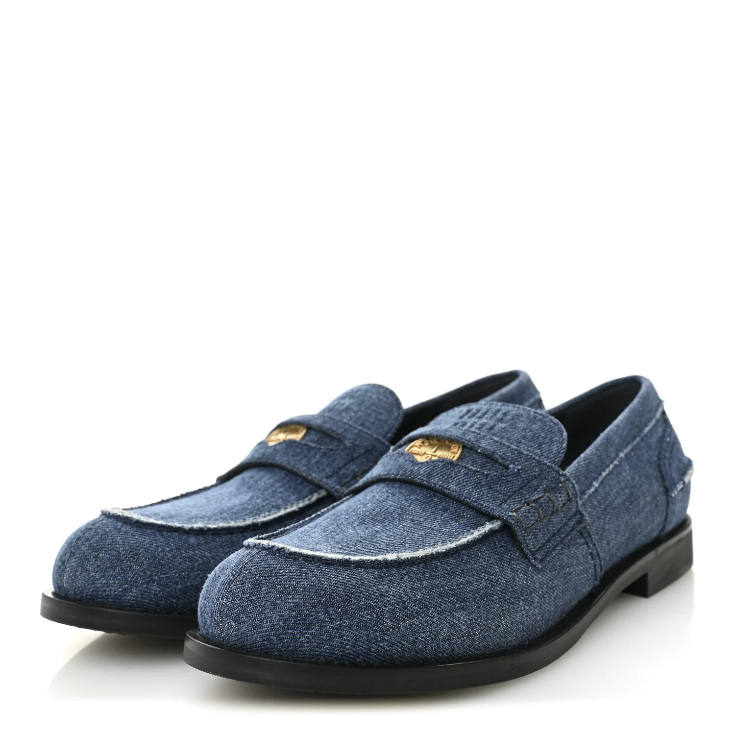 Denim Penny Loafer 40 Denim - Image 3