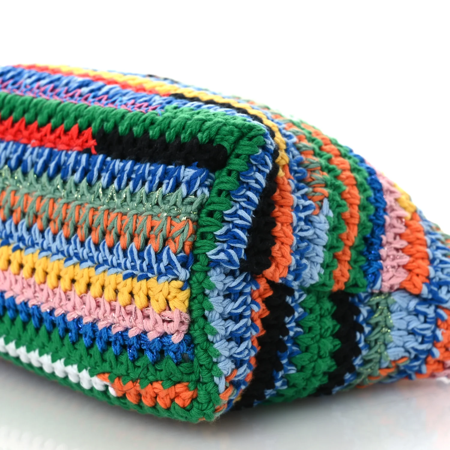 Fabric Crochet Pouch Multicolor - Image 10
