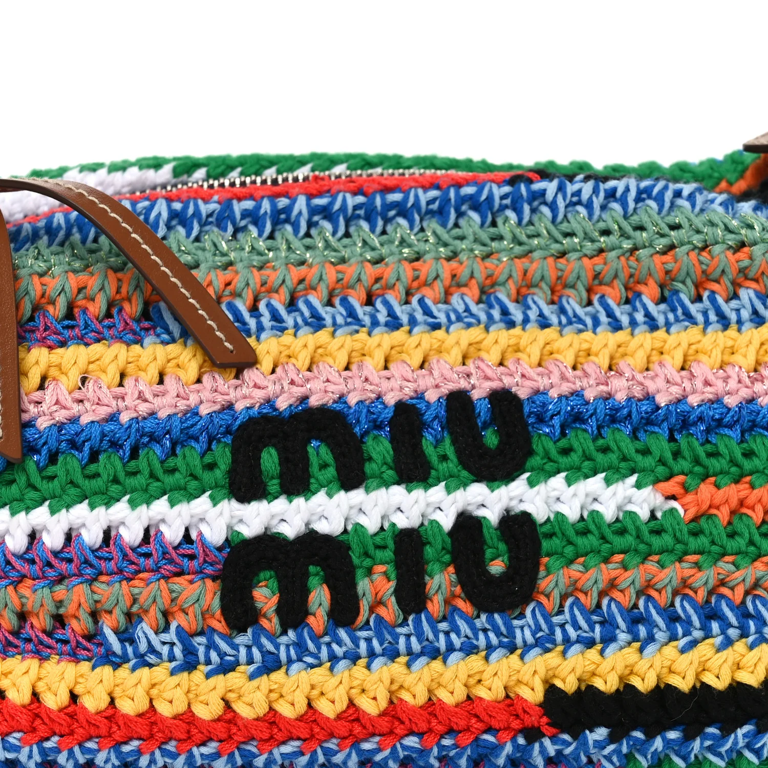 Fabric Crochet Pouch Multicolor - Image 7