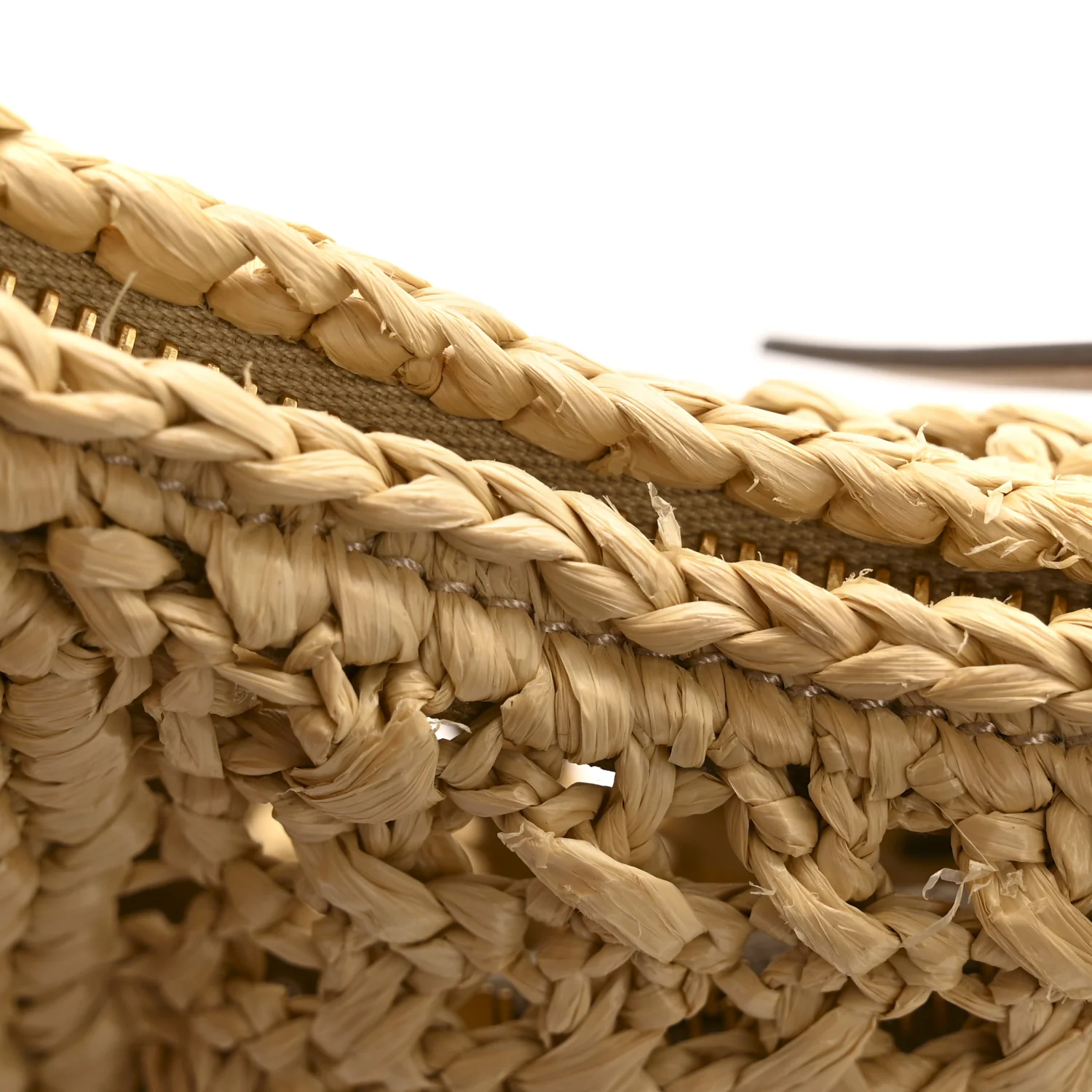 Fabric Crochet Wander Hobo Beige Khaki - Image 12