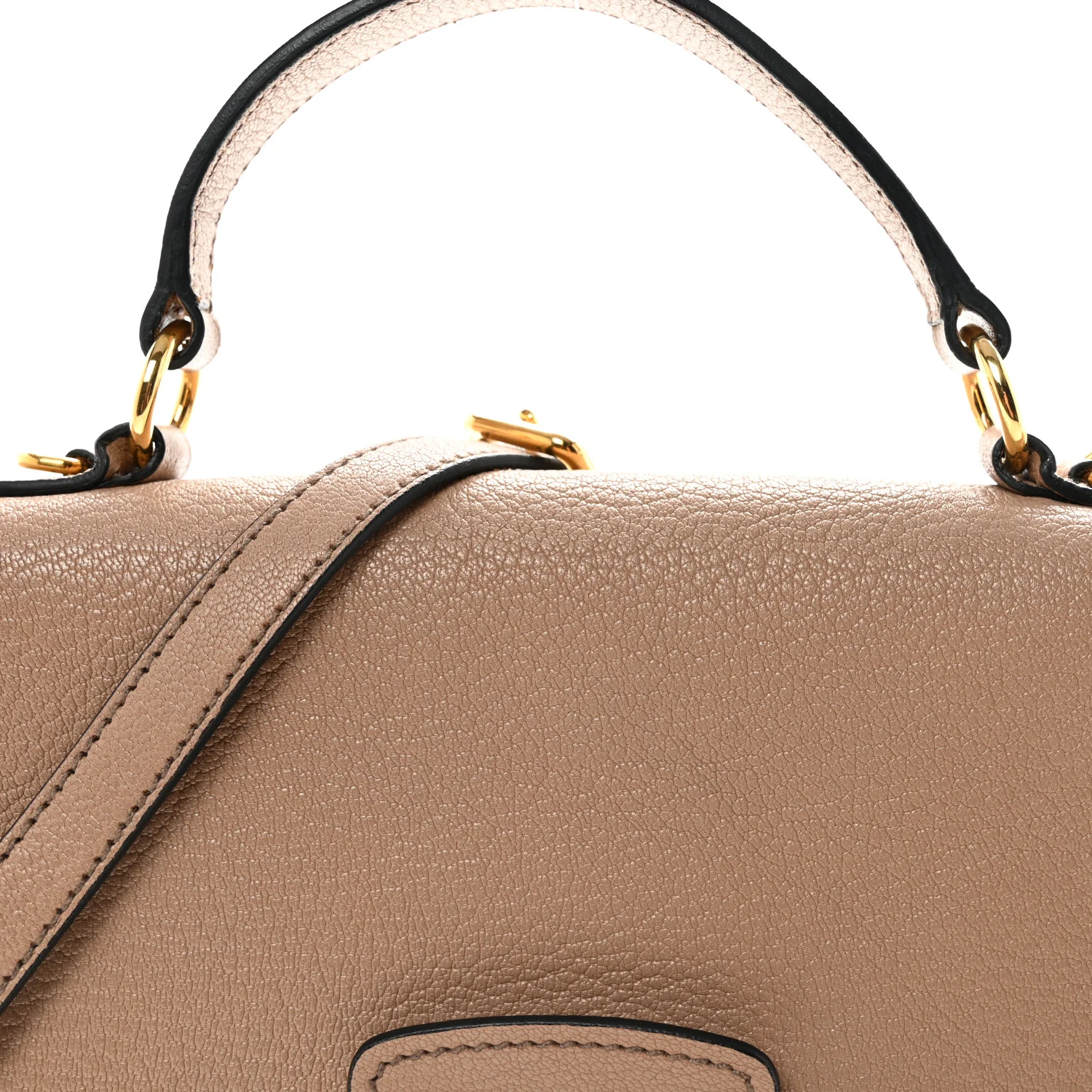 Madras Bicolor Top Handle Bag  Cammeo Black - Image 6