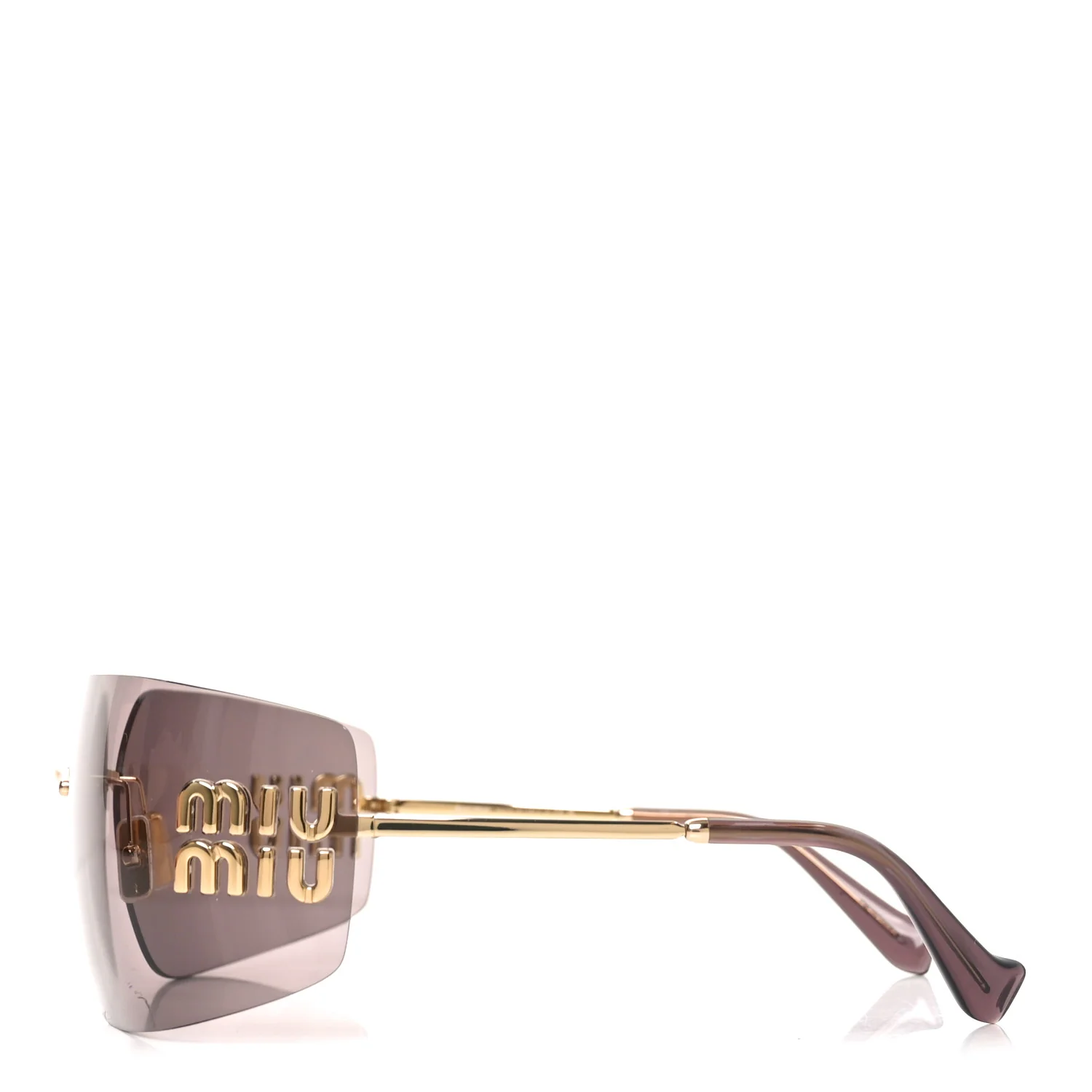 Metal Aube Sunglasses SMU54Y Purple - Image 3