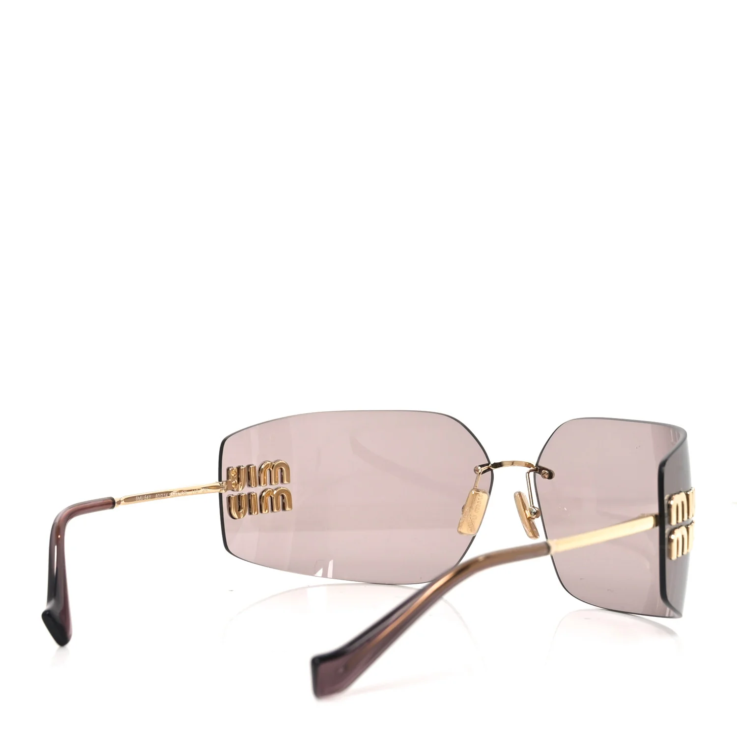 Metal Aube Sunglasses SMU54Y Purple - Image 4