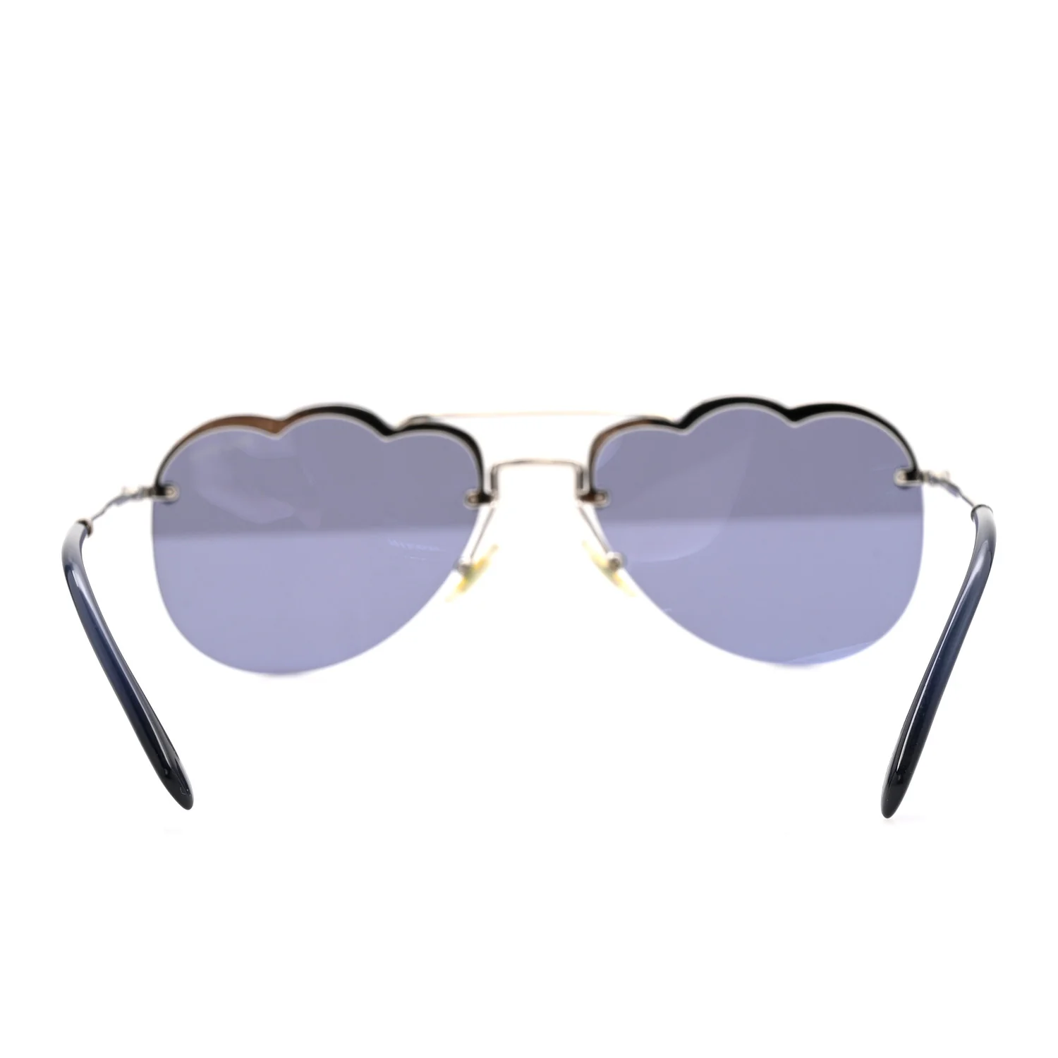 Metal Cloud Sunglasses SMU56U Blue - Image 8
