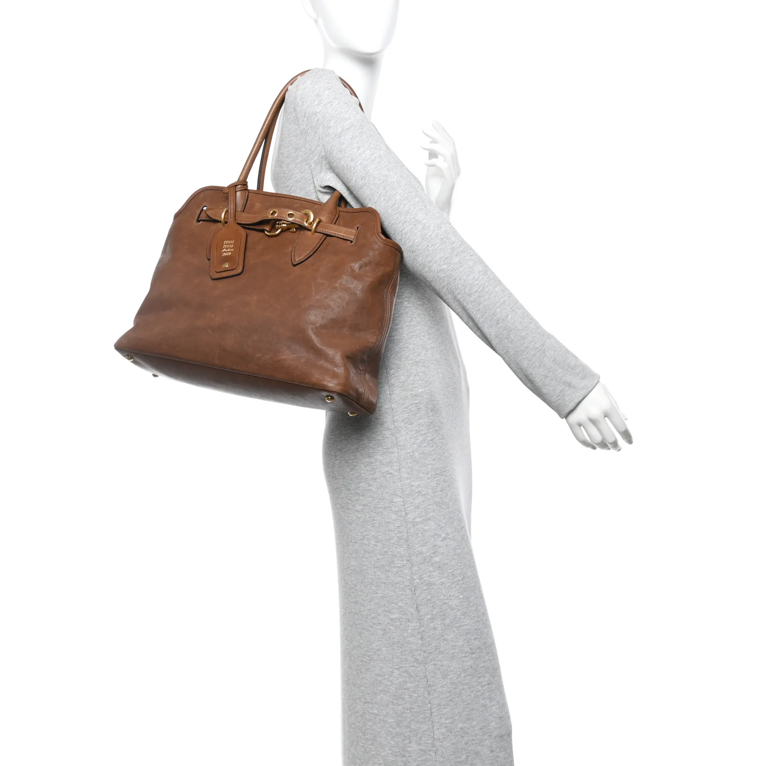 Nappa Aviator Medium Aventure Bag Rovere - Image 2