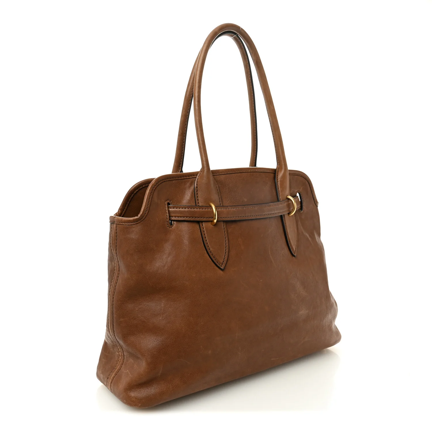 Nappa Aviator Medium Aventure Bag Rovere - Image 3
