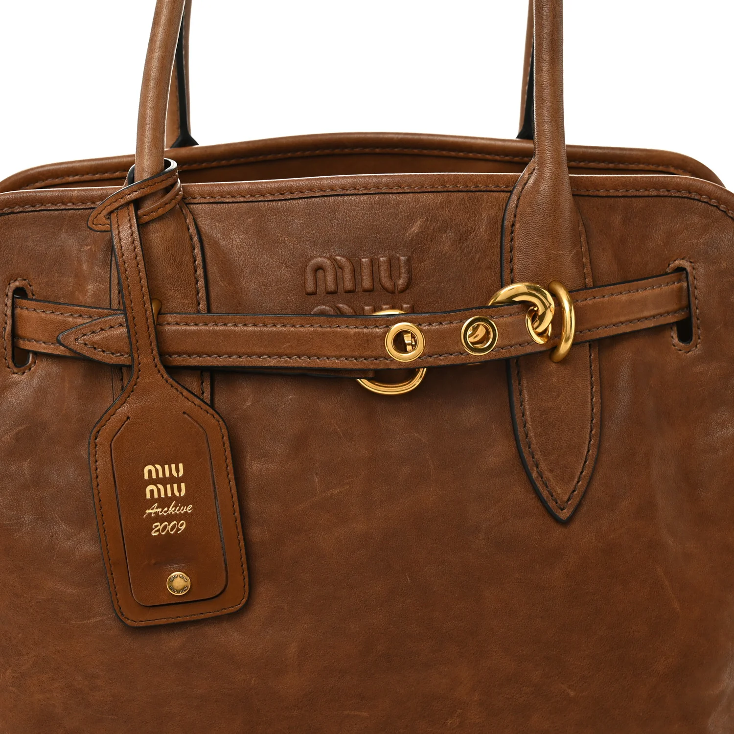 Nappa Aviator Medium Aventure Bag Rovere - Image 7