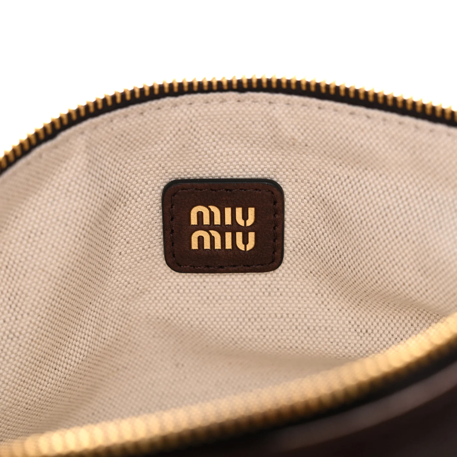 Nappa Aviator Mini Pouch Briarwood - Image 6