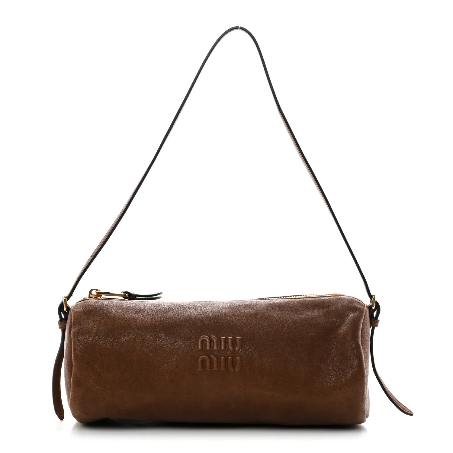 Nappa Aviator Mini Pouch Oak