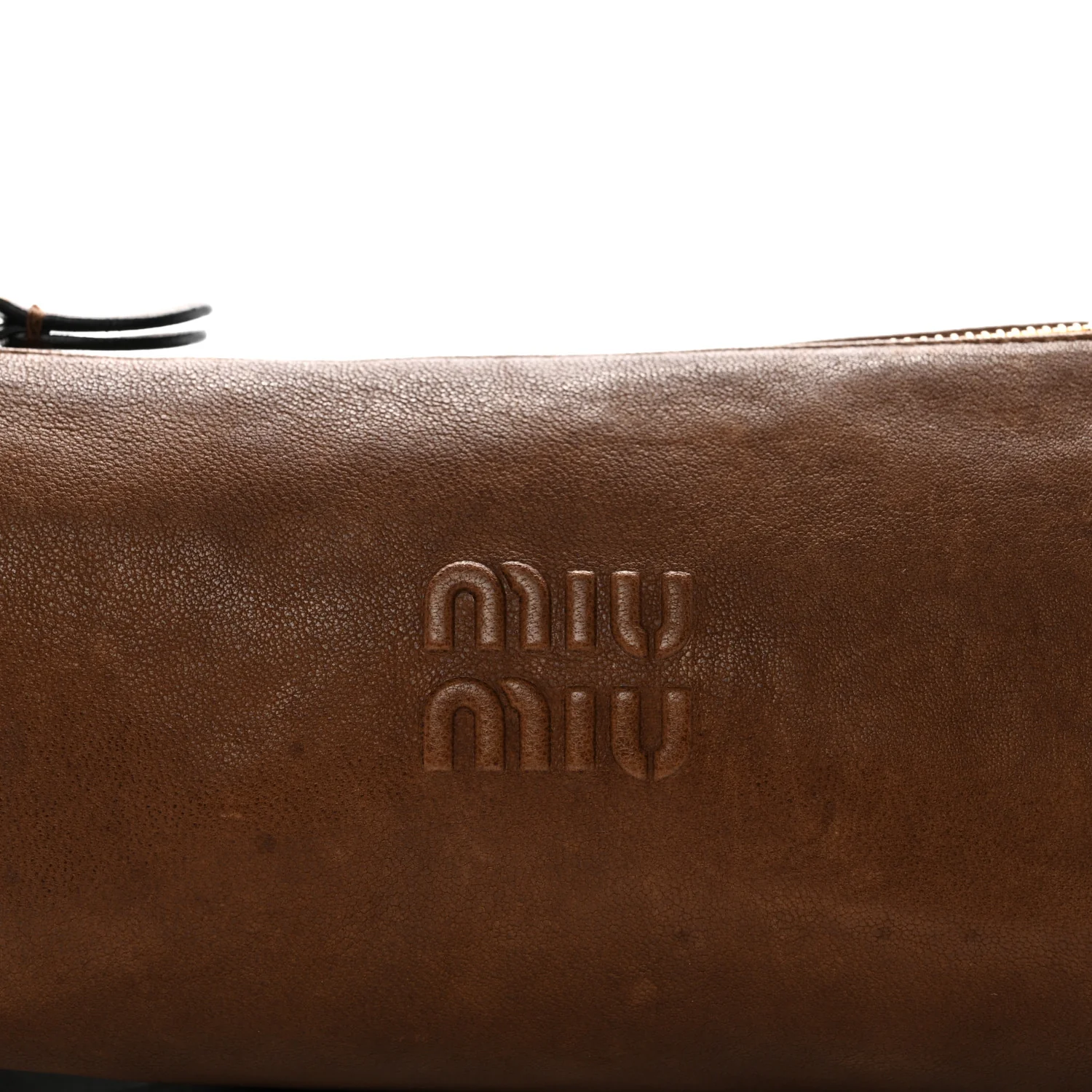 Nappa Aviator Mini Pouch Oak - Image 8