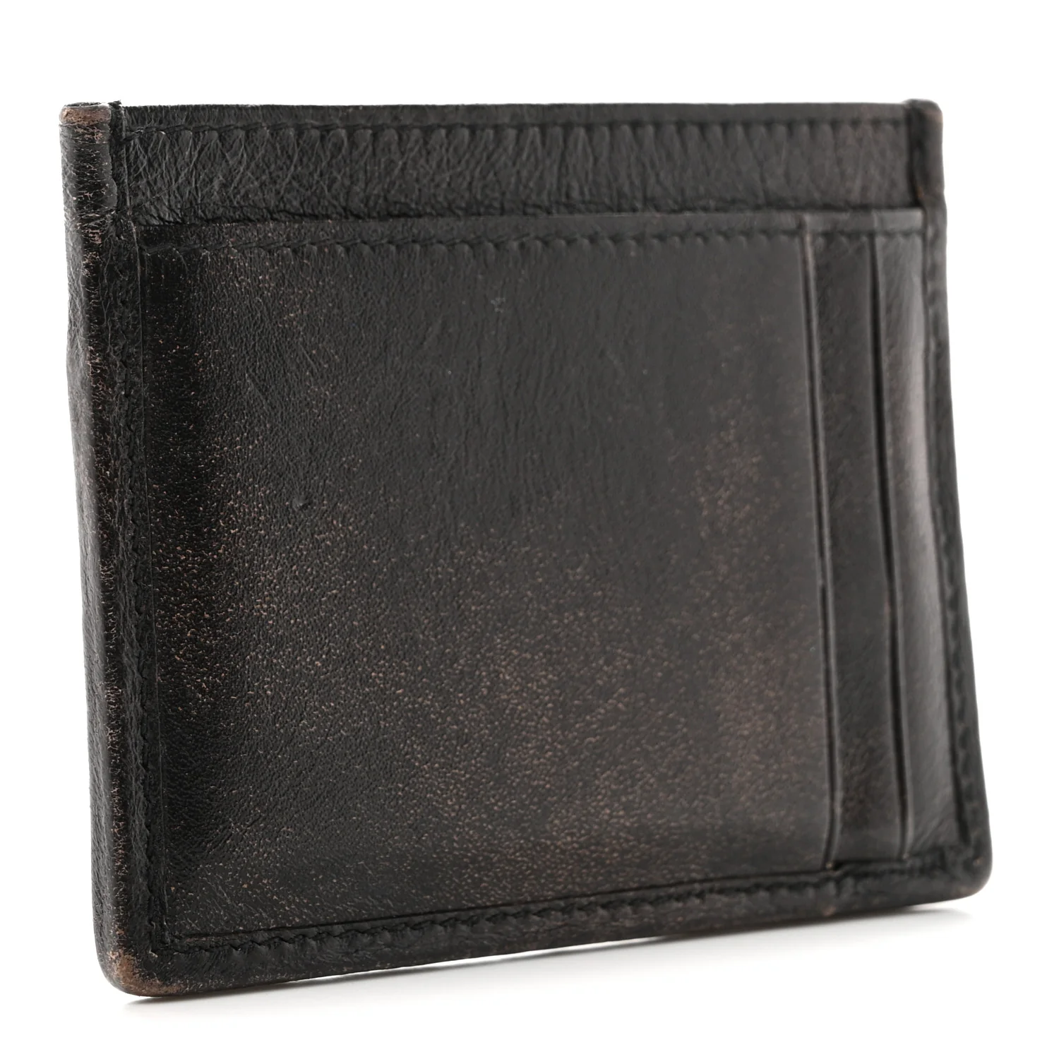 Nappa Matelasse Card Holder Caffe - Image 3