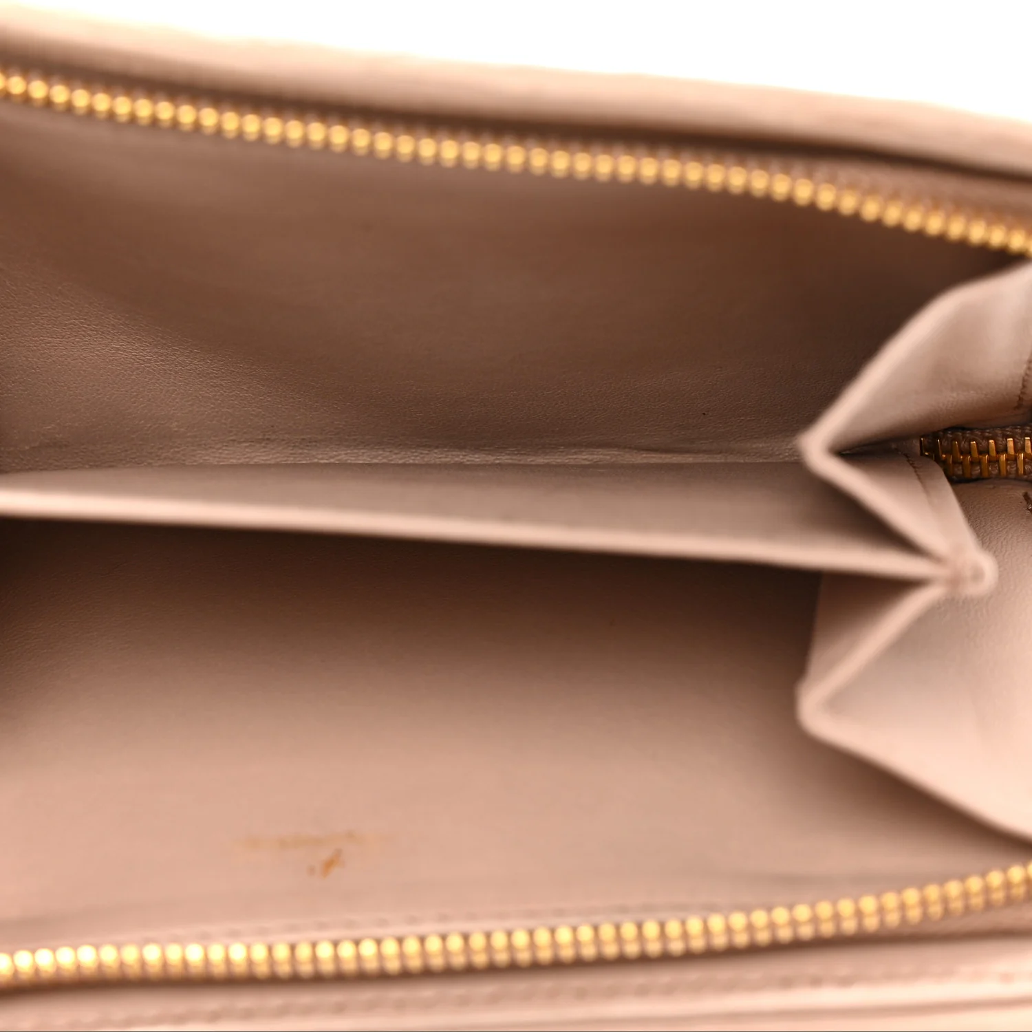 Nappa Matelasse Flap Tri-Fold Wallet Cammeo - Image 6