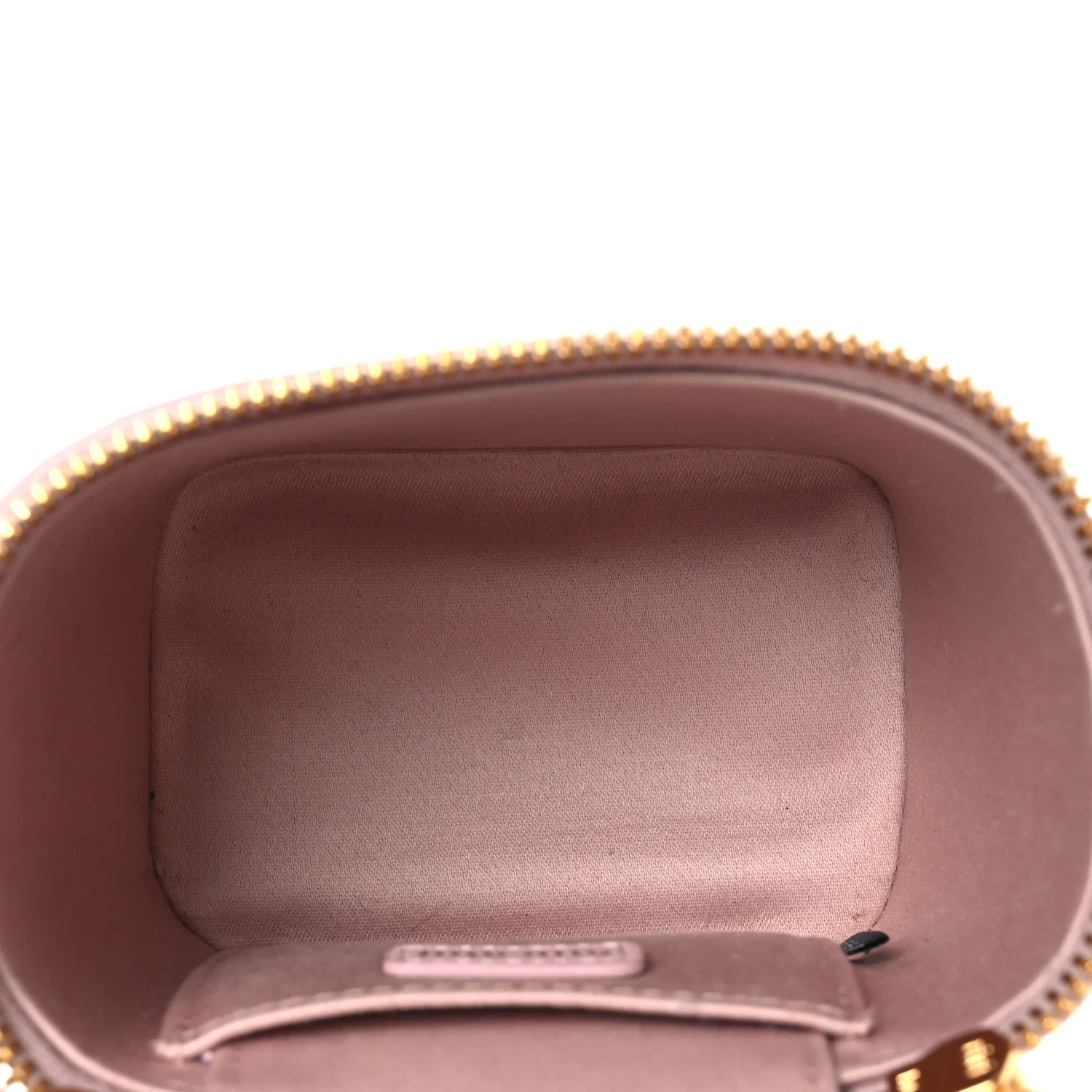 Nappa Matelasse Micro Vanity Case Alabastro - Image 5