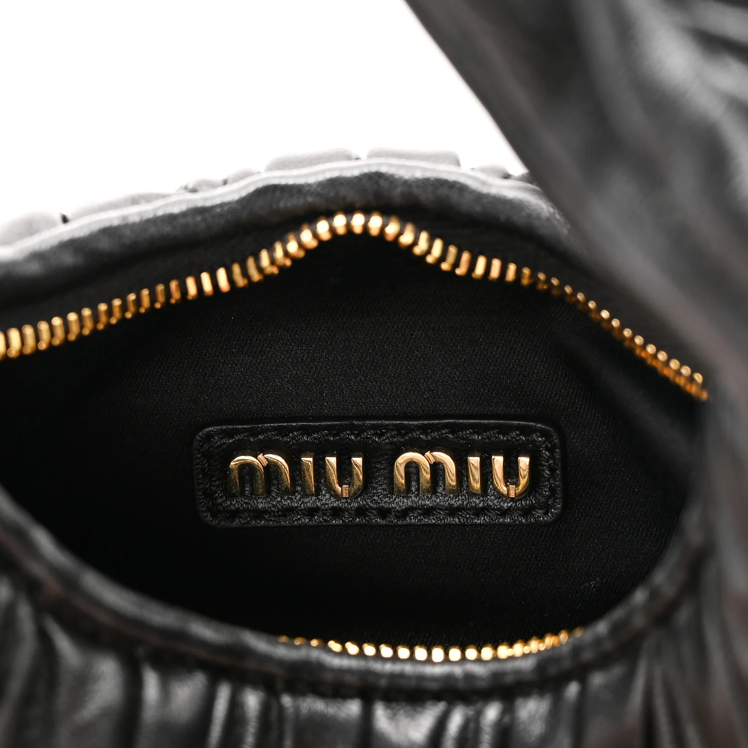 Nappa Matelasse Mini Wander Hobo Black - Image 6