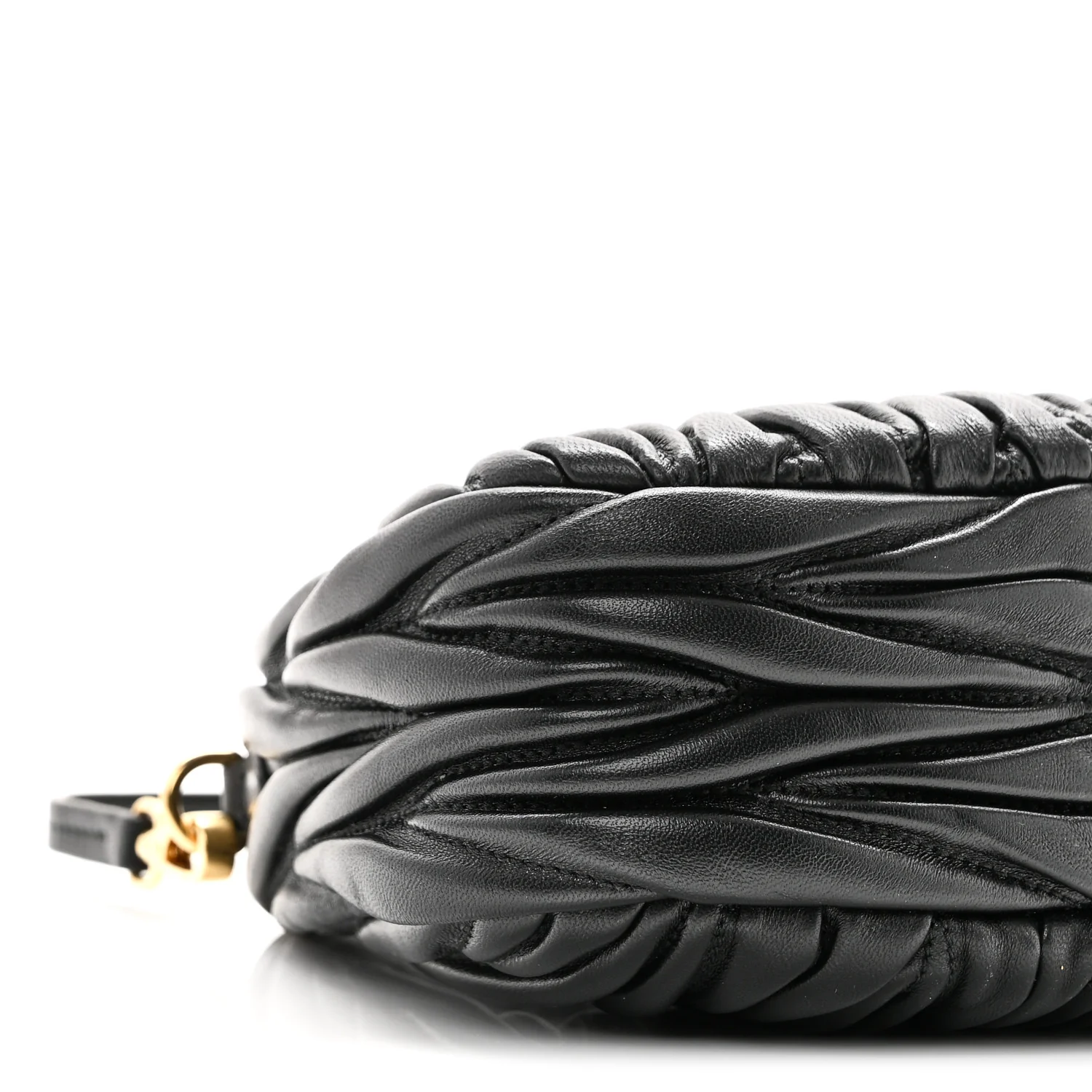 Nappa Matelasse Mini Wander Hobo Black - Image 8