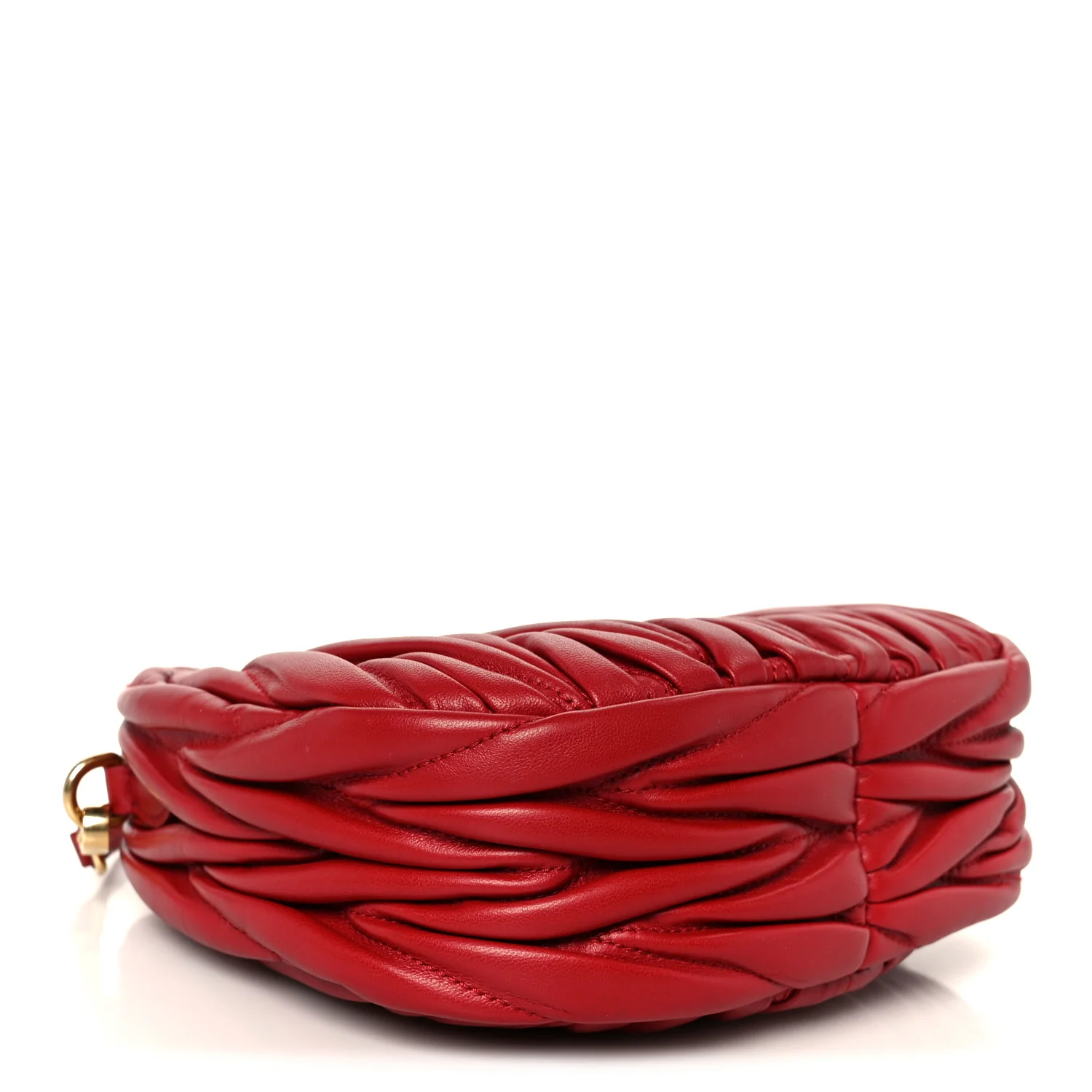 Nappa Matelasse Mini Wander Hobo Fuoco - Image 4