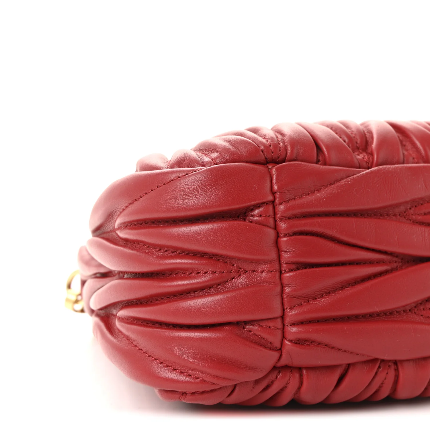 Nappa Matelasse Small Wander Hobo Rosso - Image 8