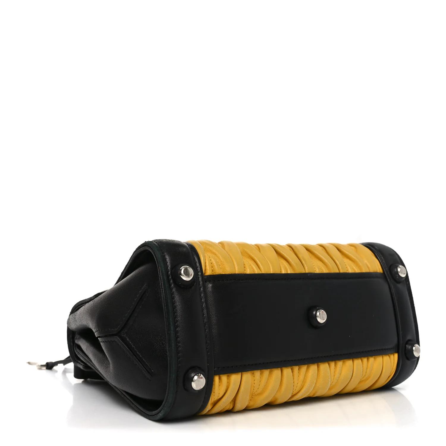 Nappa Matelasse Top Handle Bag Black Soleil - Image 4