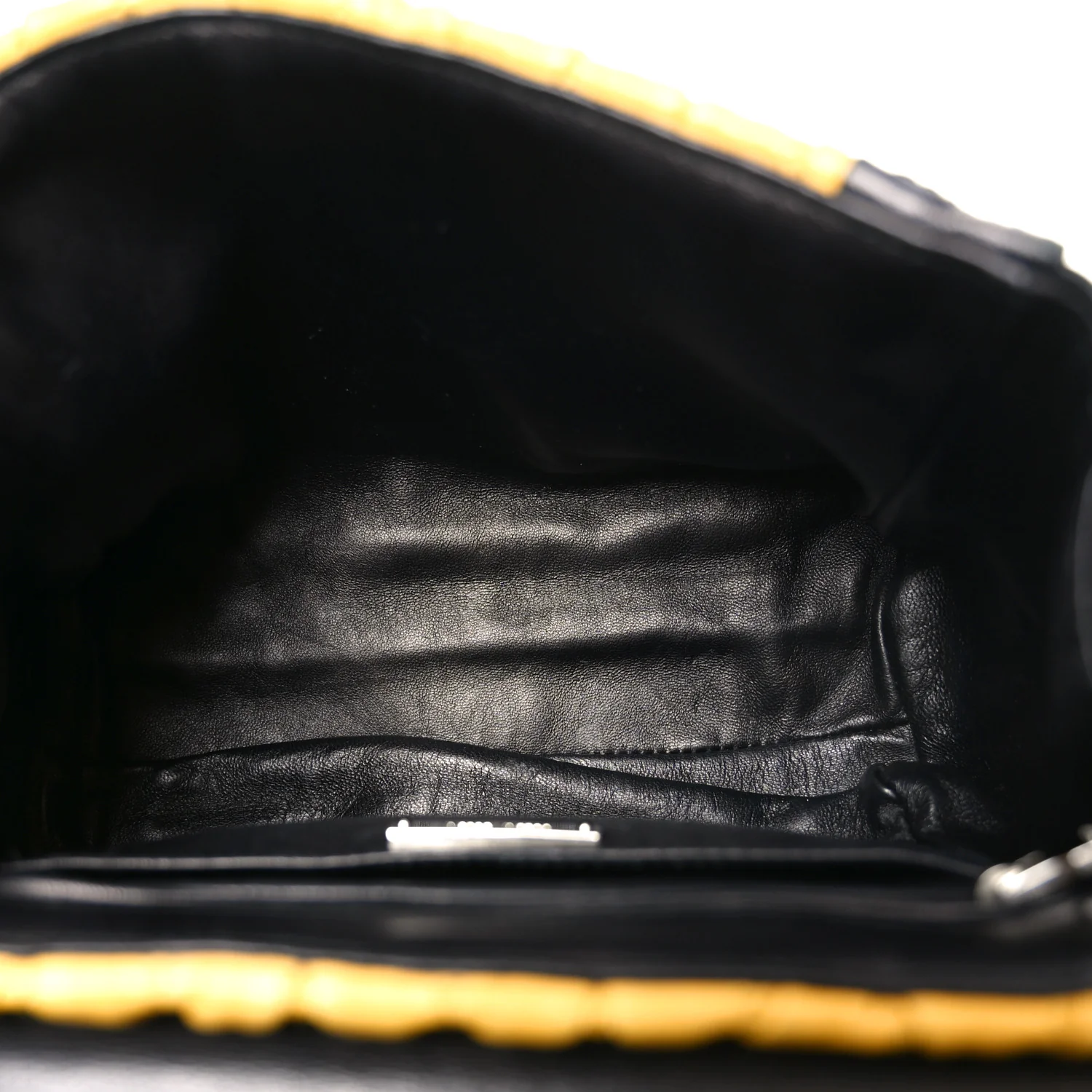 Nappa Matelasse Top Handle Bag Black Soleil - Image 5