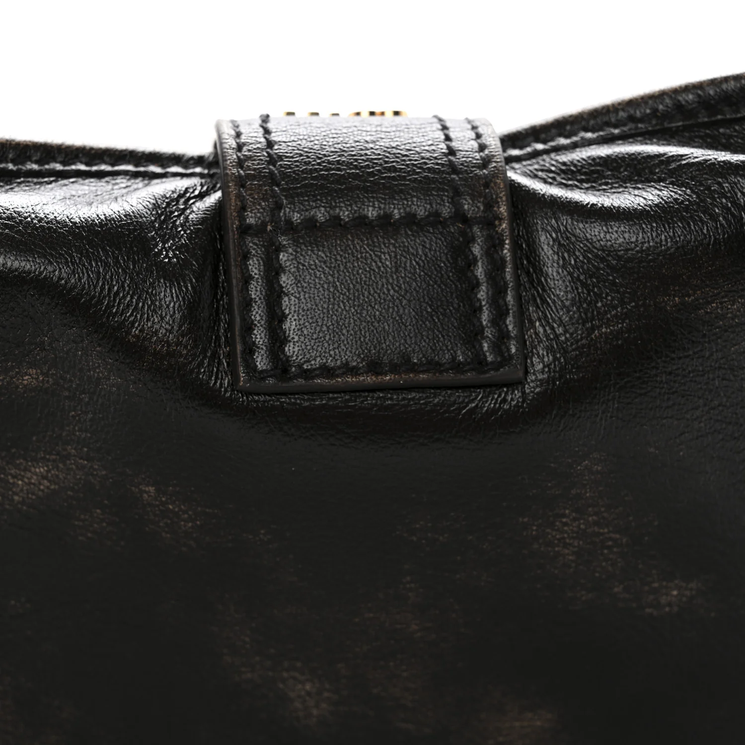 Nappa Old Hook Shoulder Bag Sabbia Caffe - Image 11