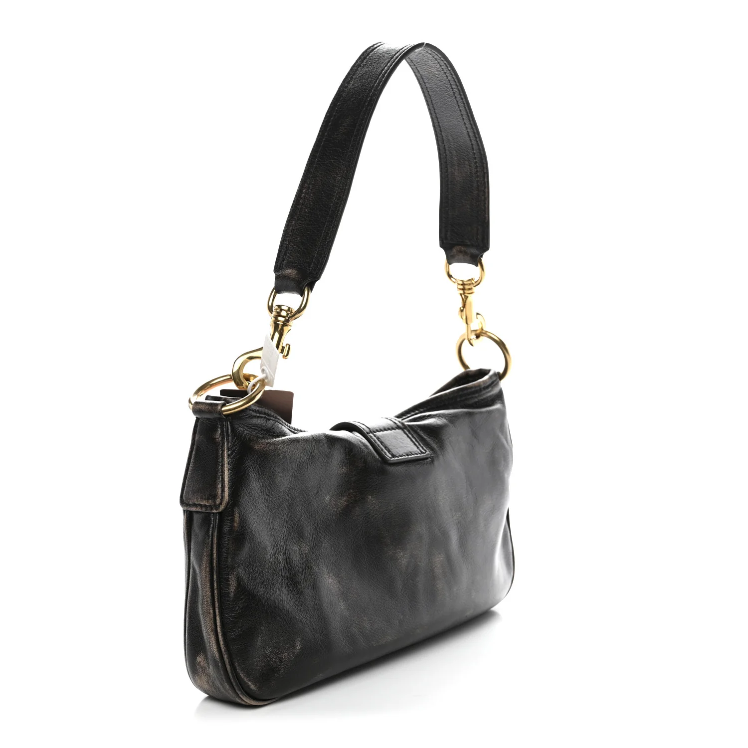 Nappa Old Hook Shoulder Bag Sabbia Caffe - Image 3