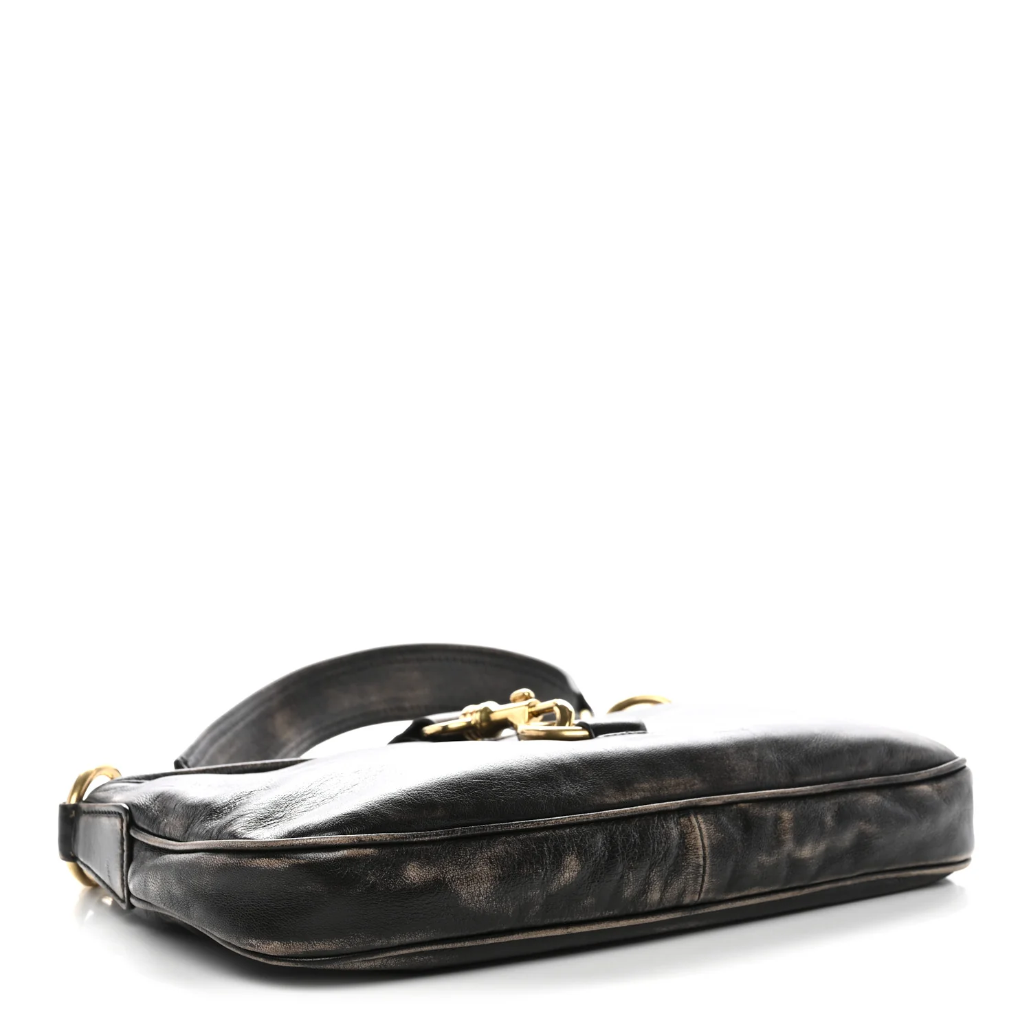 Nappa Old Hook Shoulder Bag Sabbia Caffe - Image 4