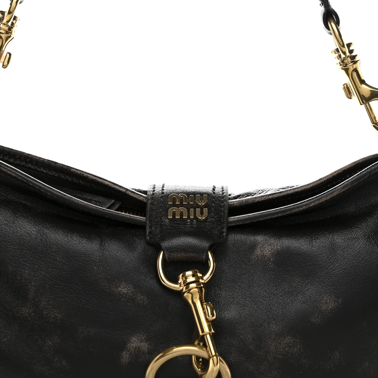 Nappa Old Hook Shoulder Bag Sabbia Caffe - Image 7