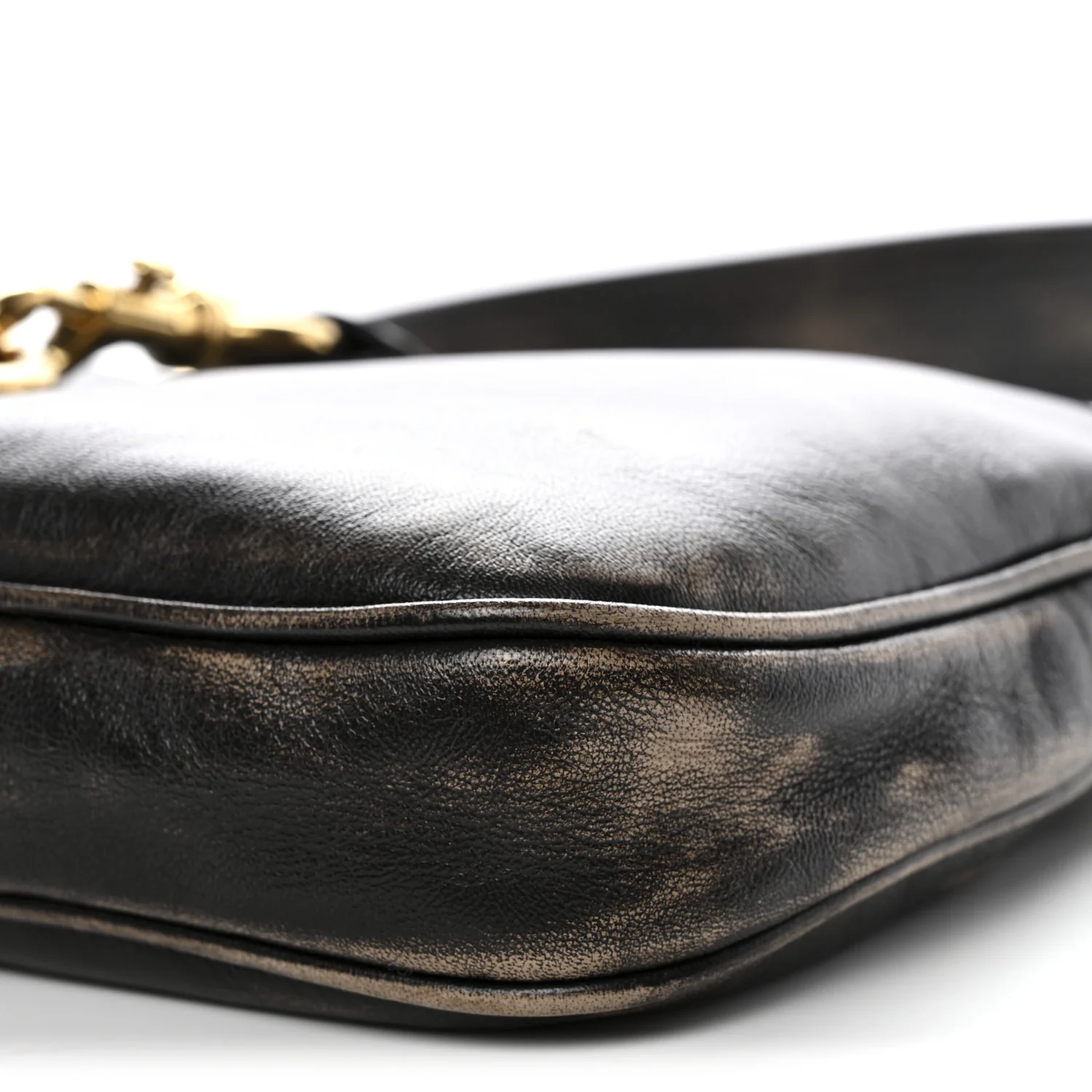 Nappa Old Hook Shoulder Bag Sabbia Caffe - Image 9