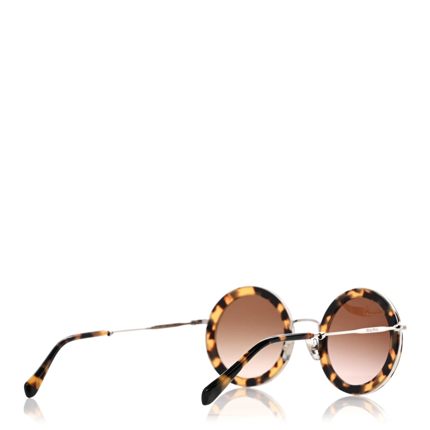 Round Sunglasses SMU59U Tortoise - Image 4