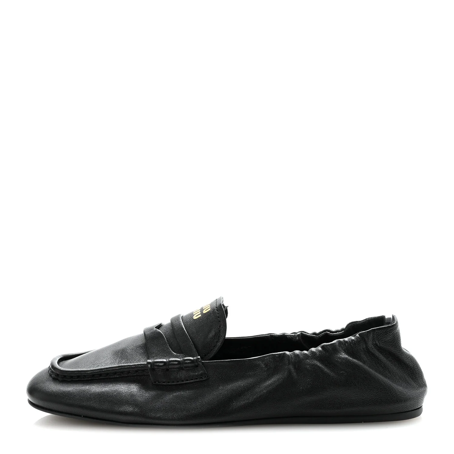 Ruches Nappa Loafer 38 Black