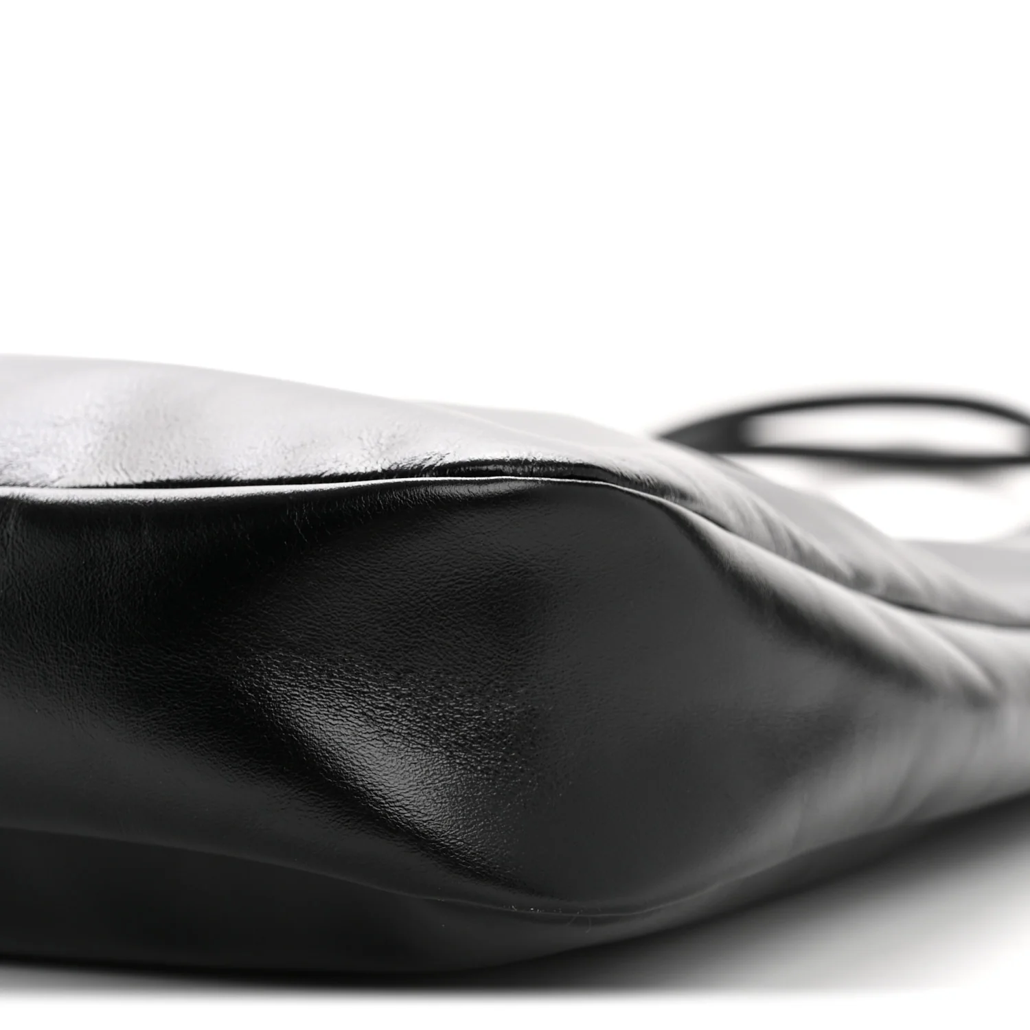 Shiny Softy Calfskin Ivy Bag Black - Image 9