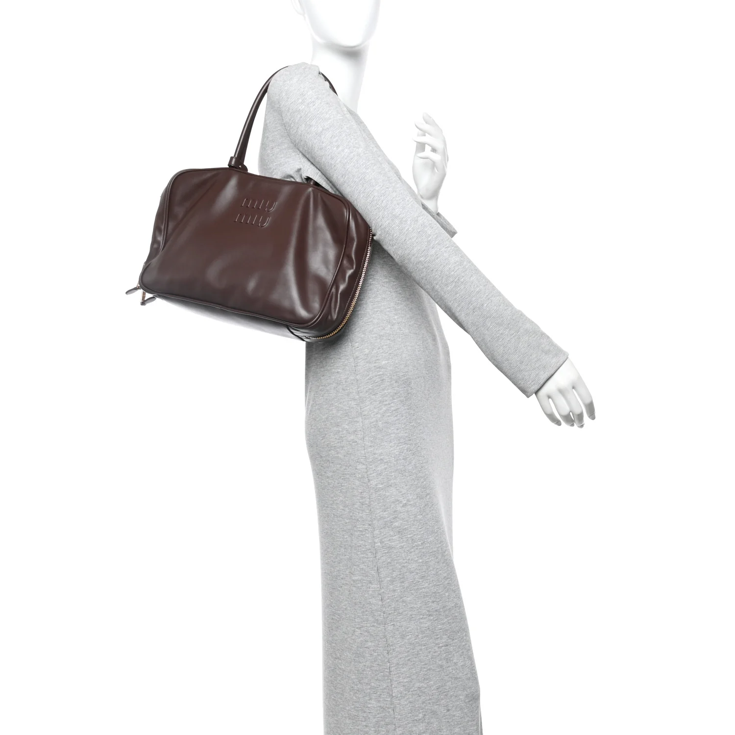 Soft Calf Softy Large Beau Top Handle Bag Briarwood - Image 2