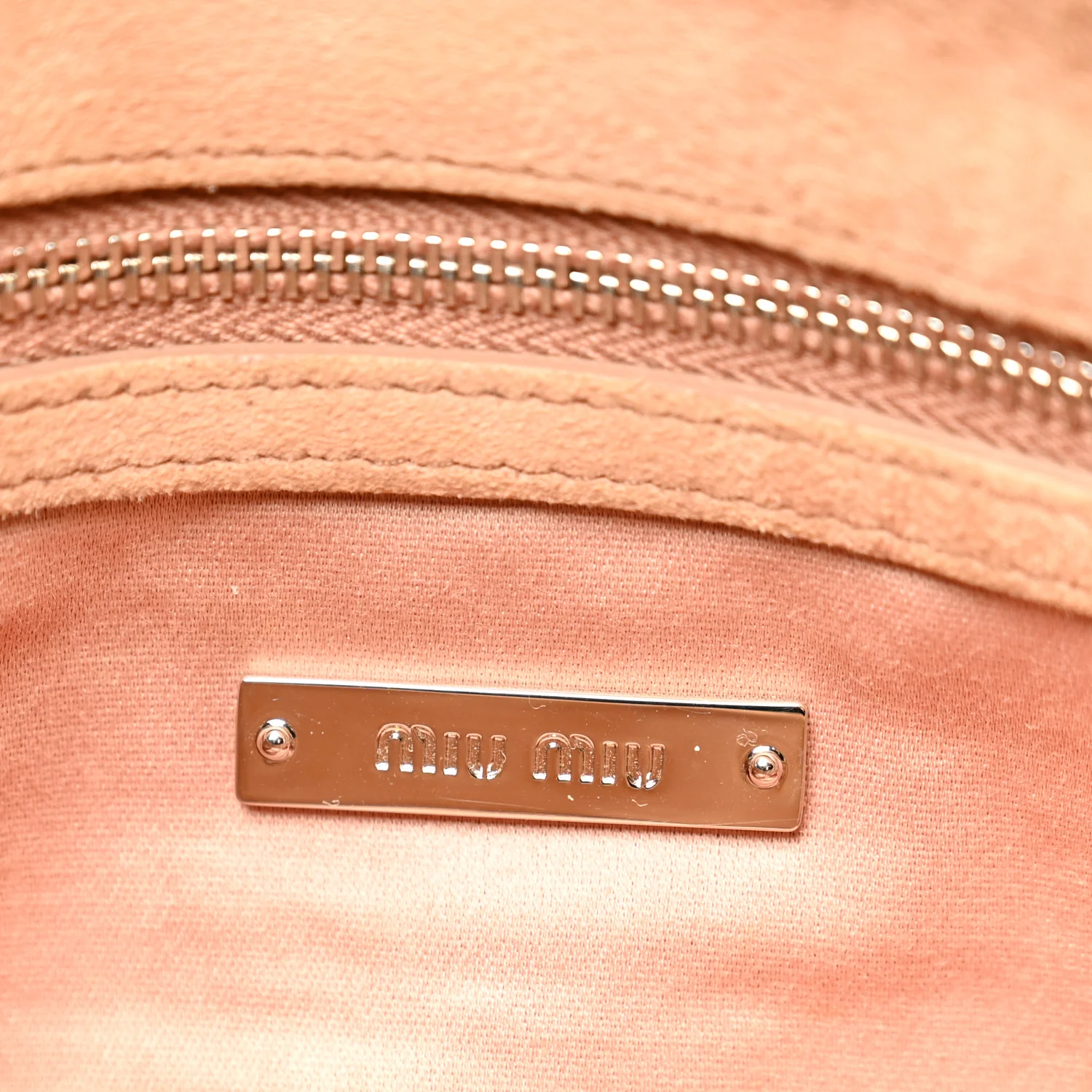 Velvet Matelasse Crystal Chain Shoulder Bag Cammeo - Image 6