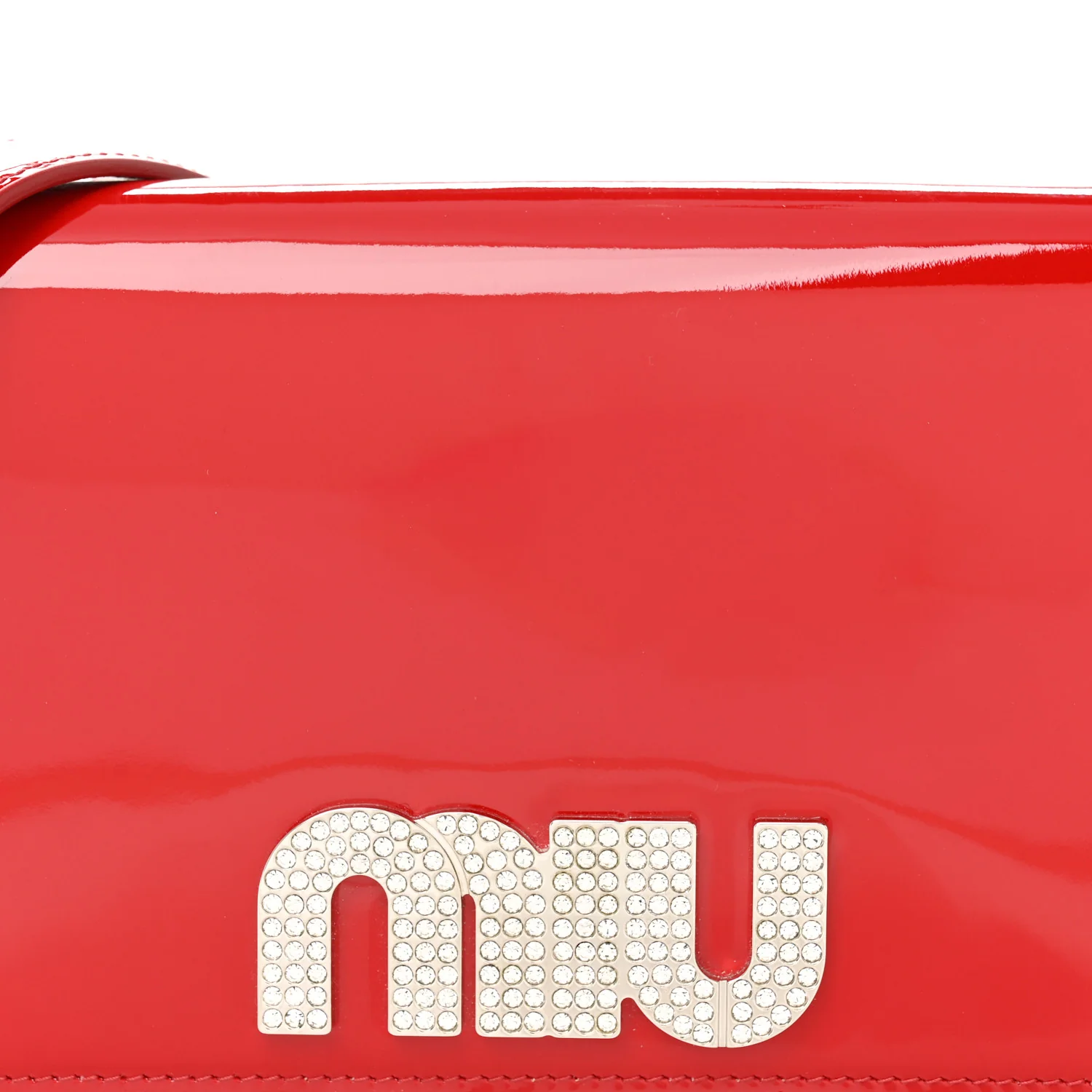 Vernice Crystal Wallet On Chain Rosso - Image 8
