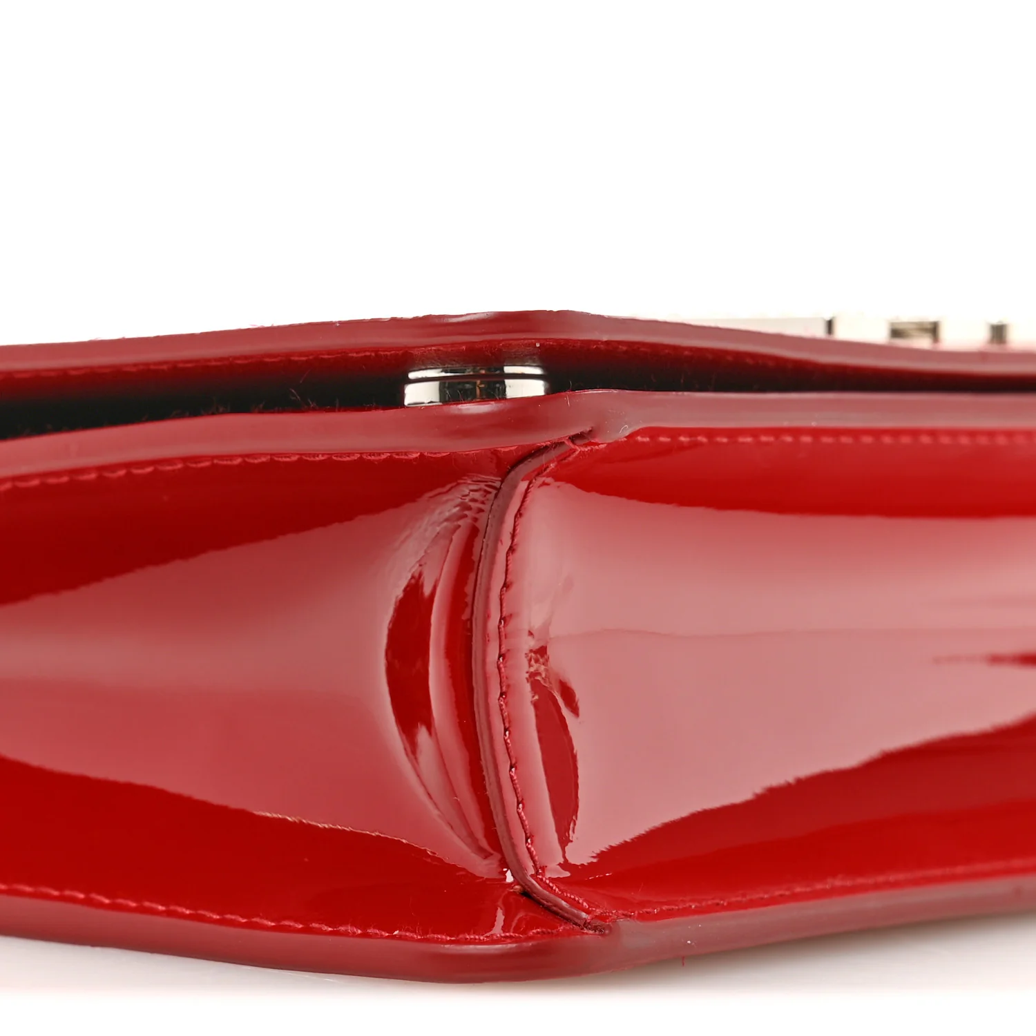 Vernice Crystal Wallet On Chain Rosso - Image 9