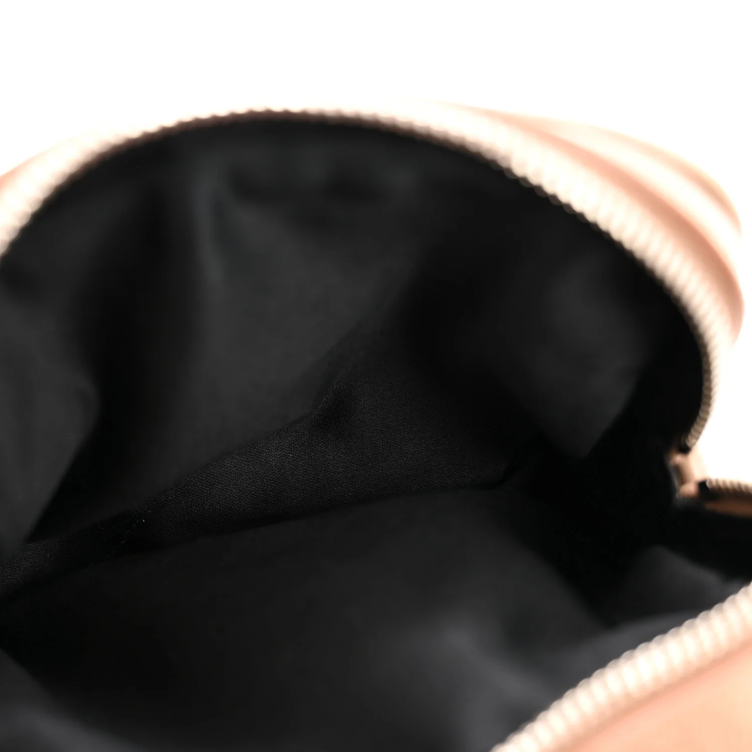 Vitello Lux Matelasse Double Zip Chain Crossbody Bag Cammeo - Image 5